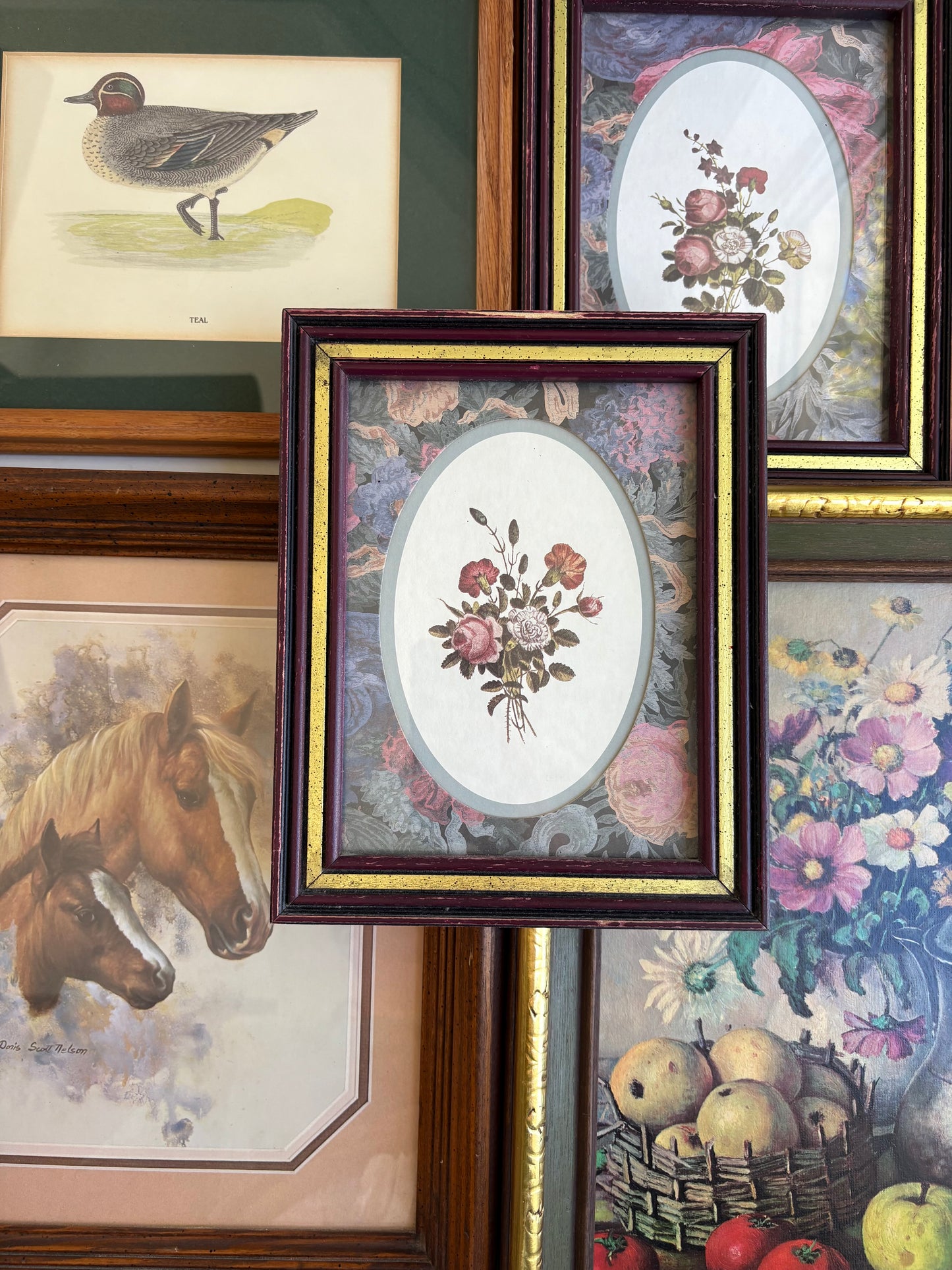 Pair of Framed Floral Prints