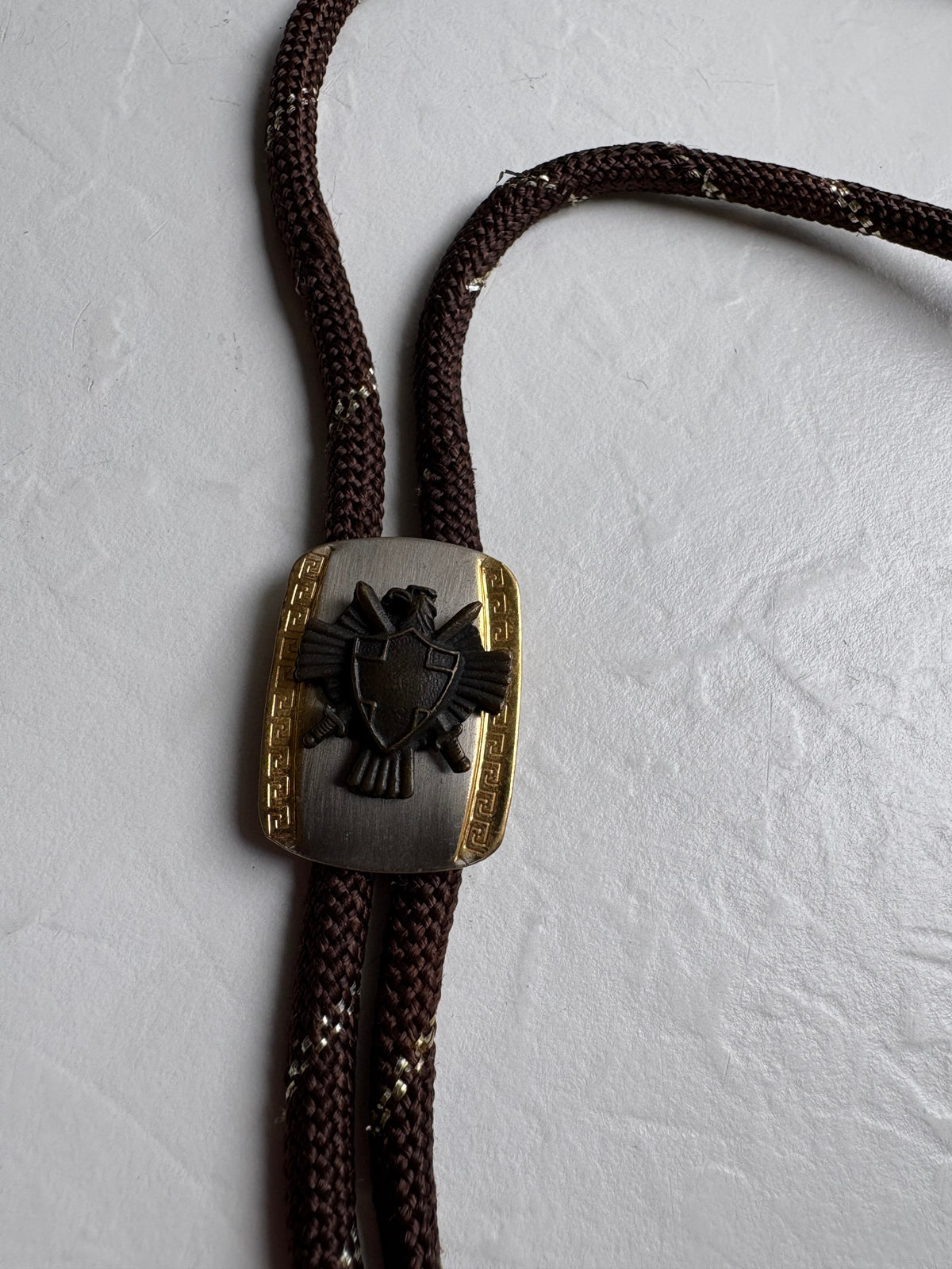 Eagle and Shield Bolo Tie