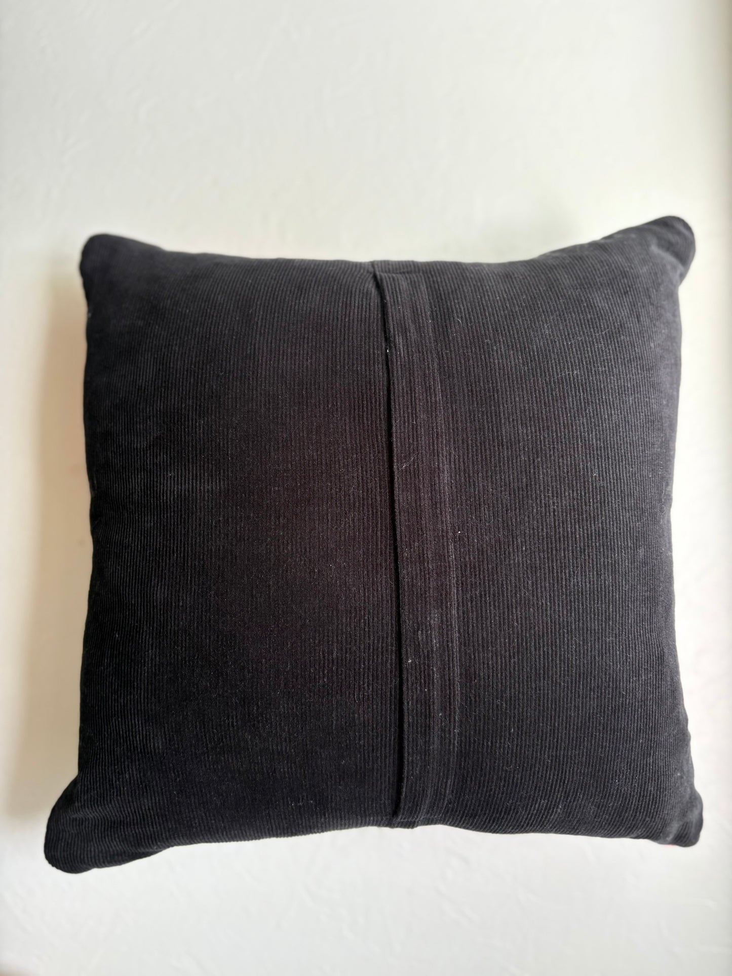 Handmade Needlepoint Dahlia Pillow