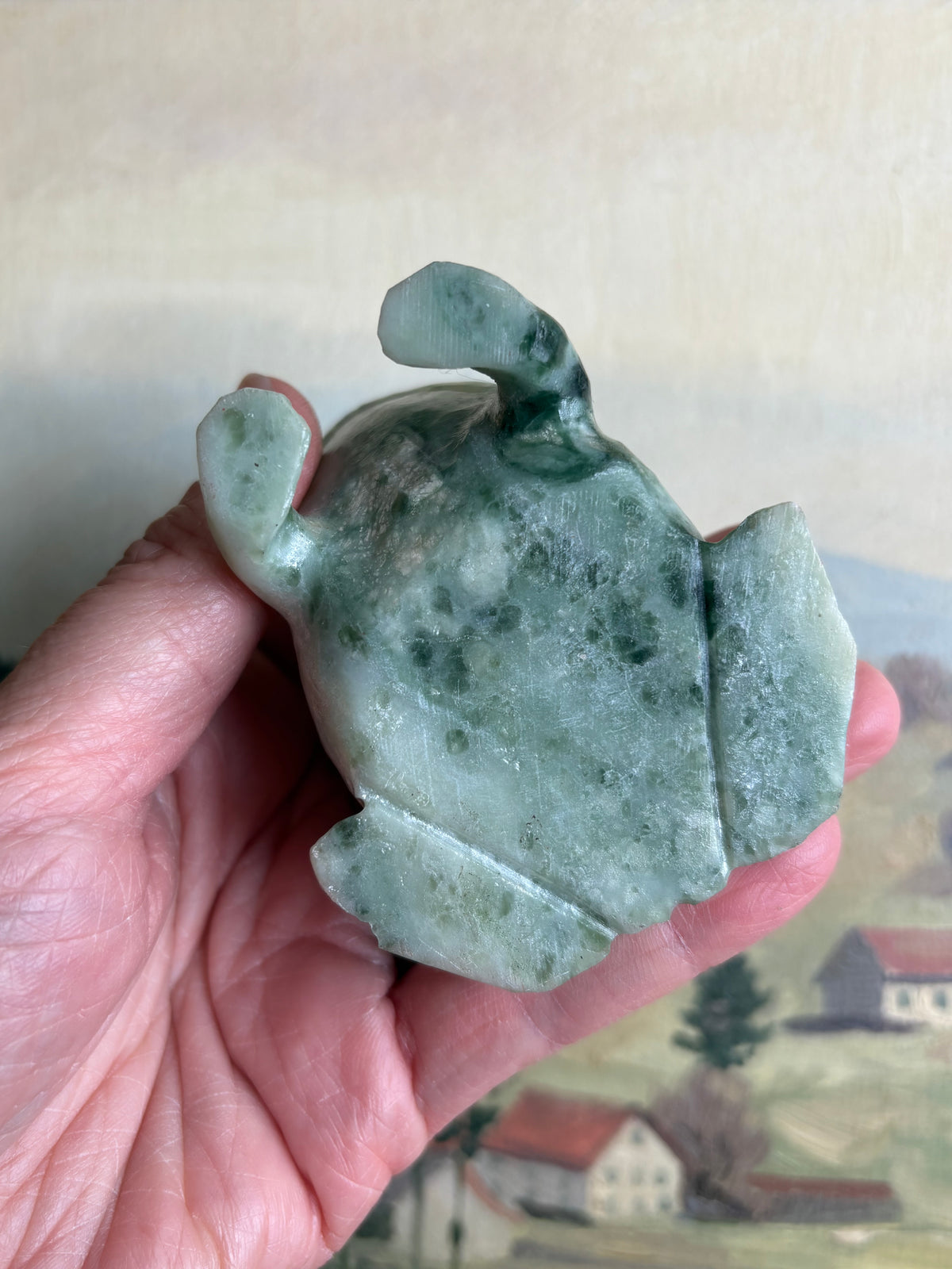 Carved Stone Frog