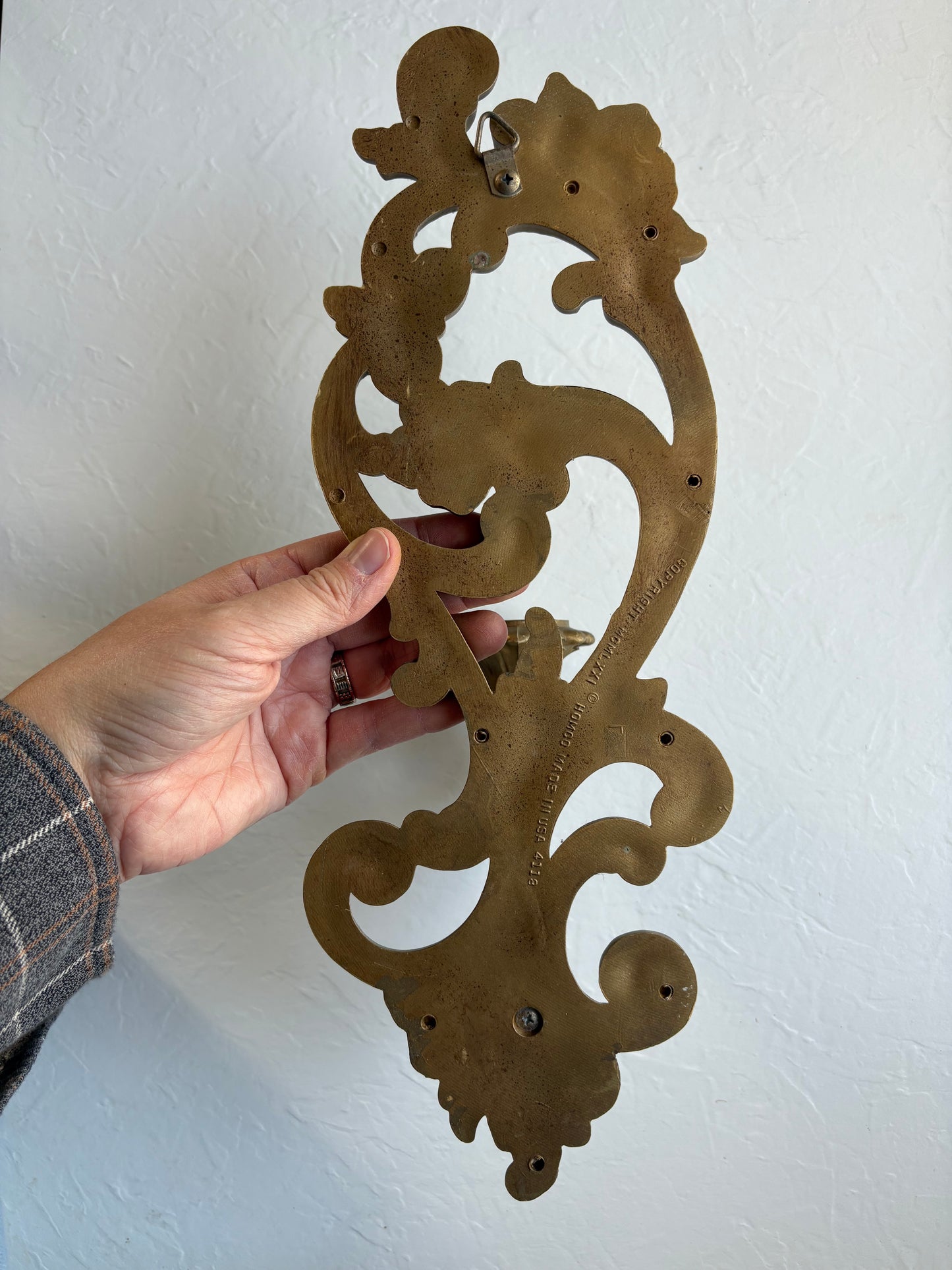 HOMCO Gilded Wall Sconce