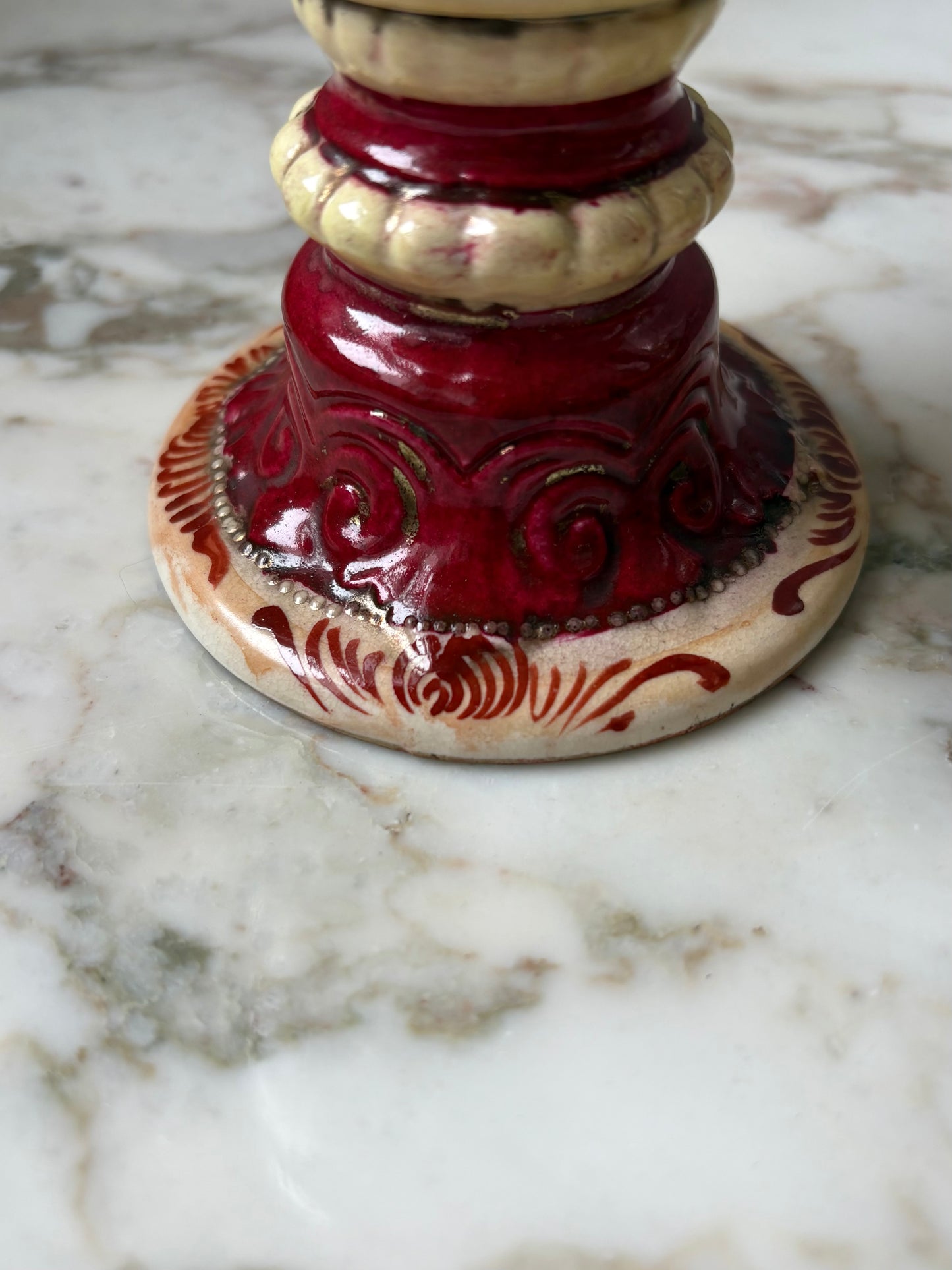 Hand-Painted Porcelain Vase