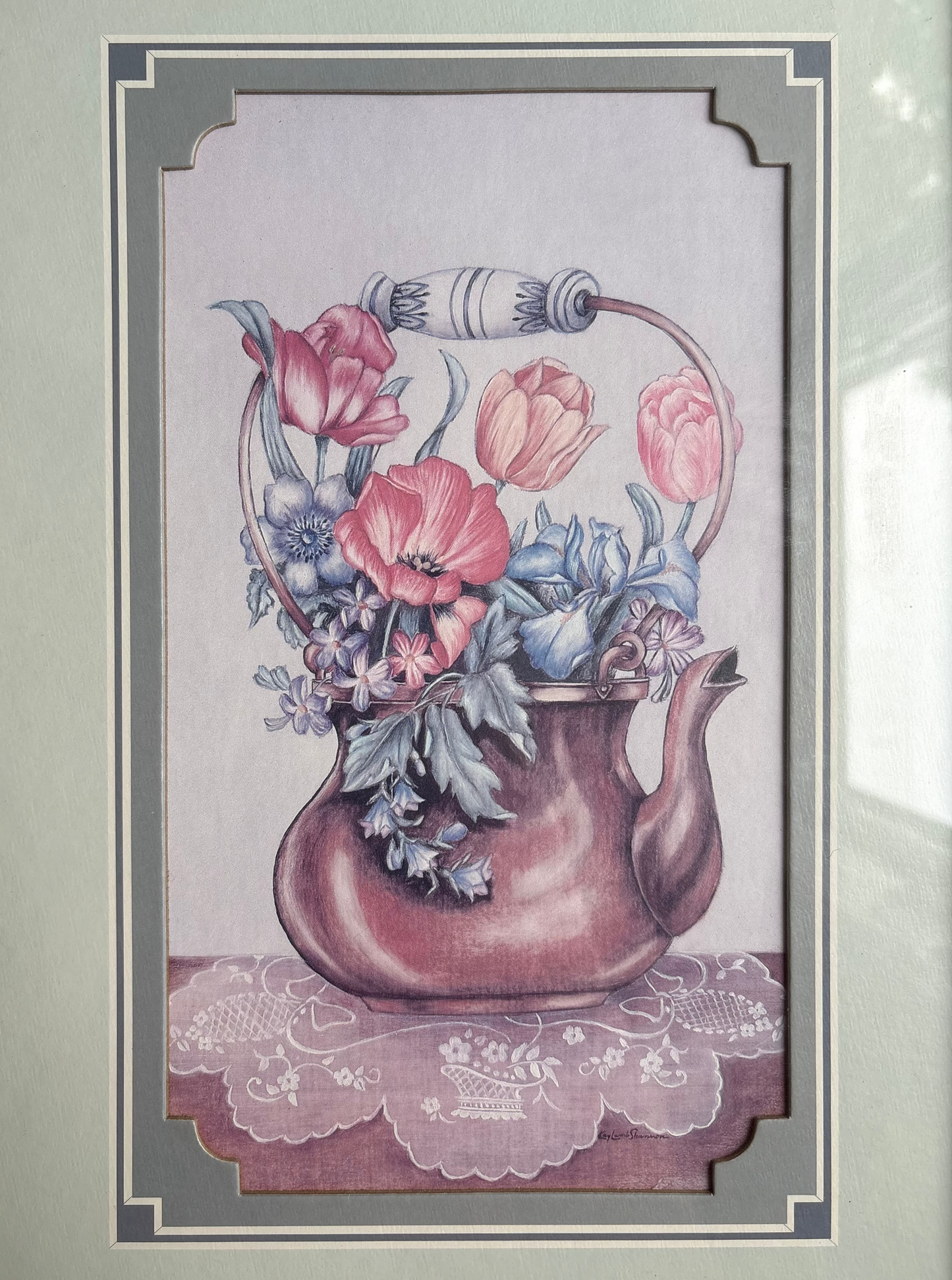 Flowers and Kettle Art