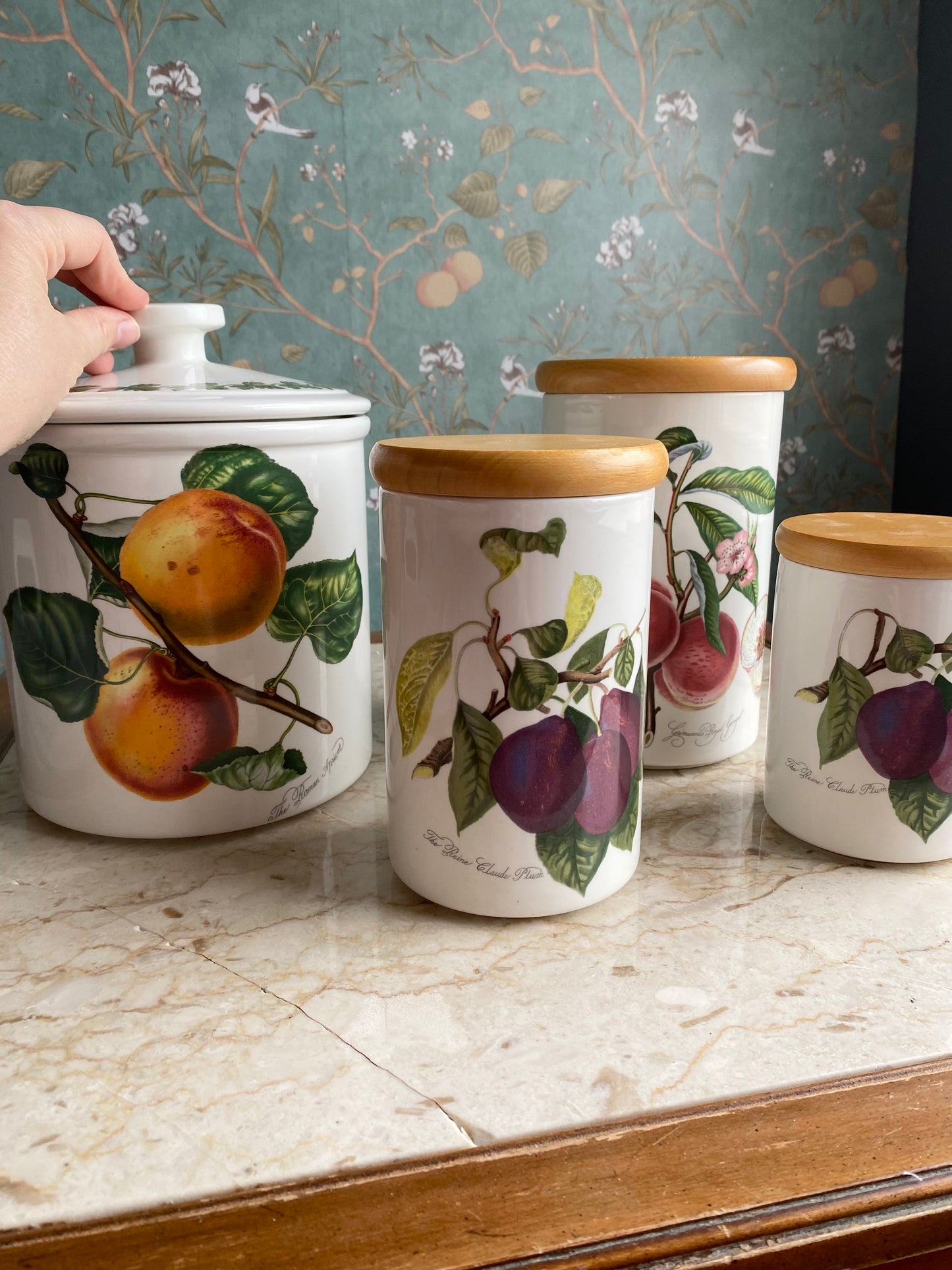 Vintage Portmeirion Botanical Canister set