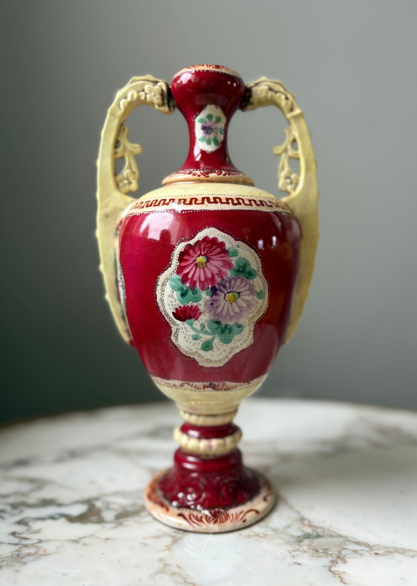 Hand-Painted Porcelain Vase