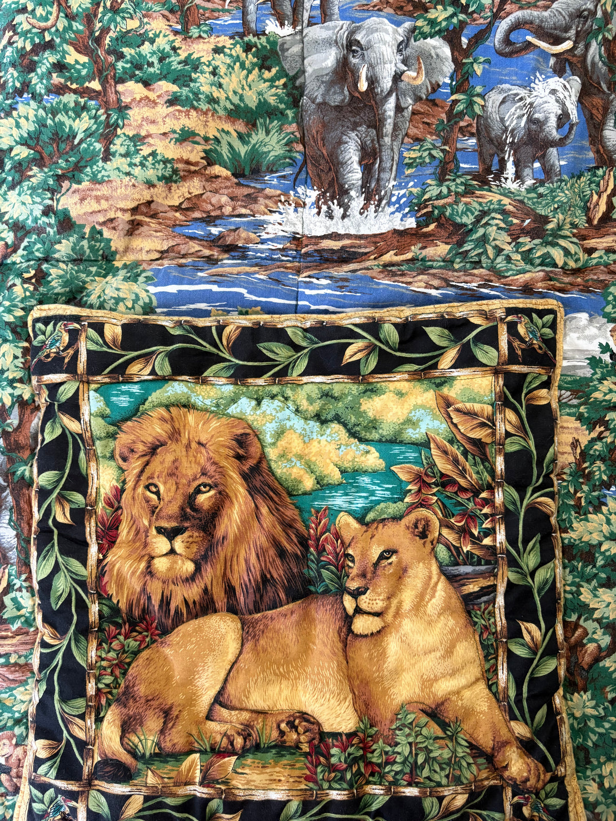Jungle Foldable Blanket Pillow