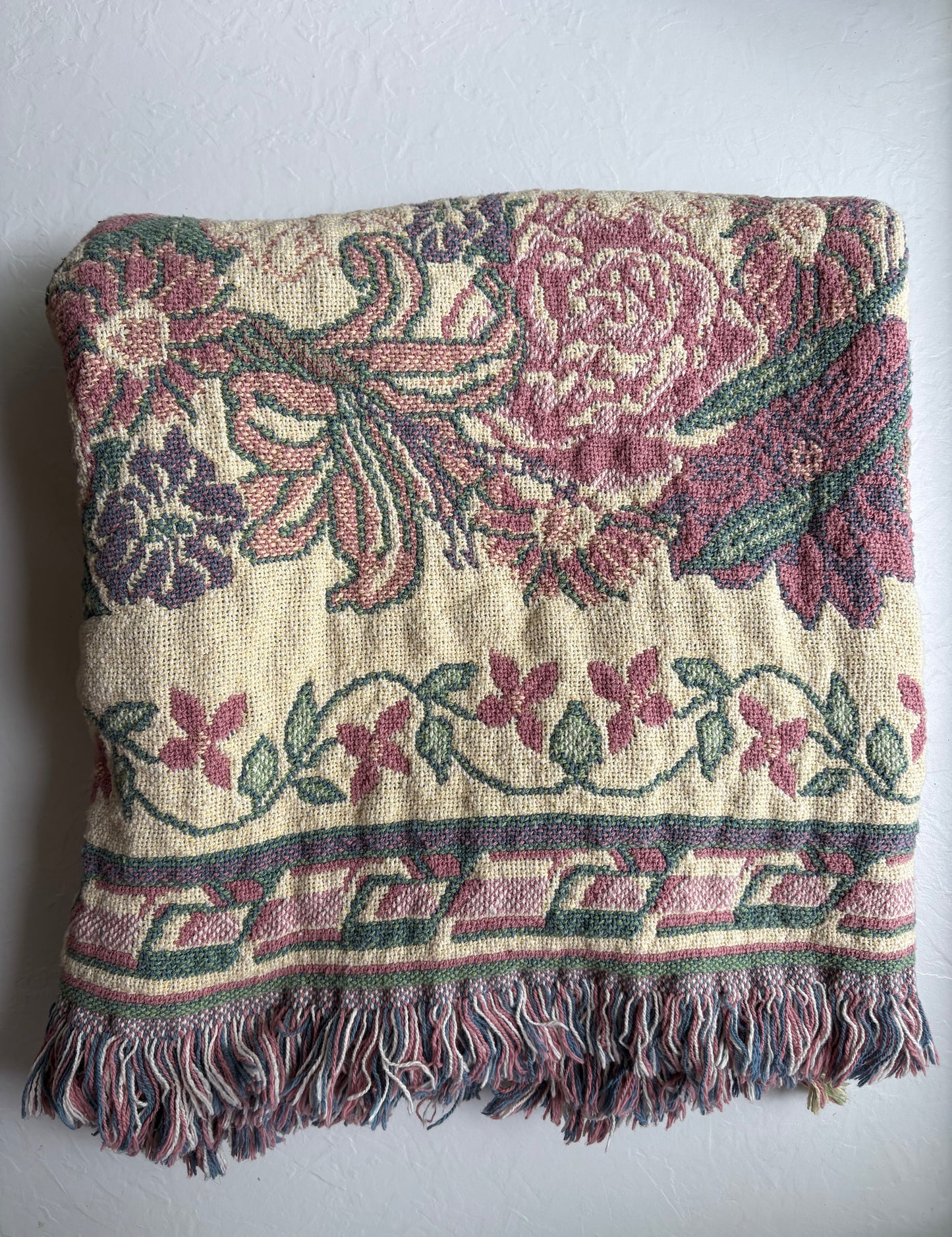 Floral Tapestry Blanket