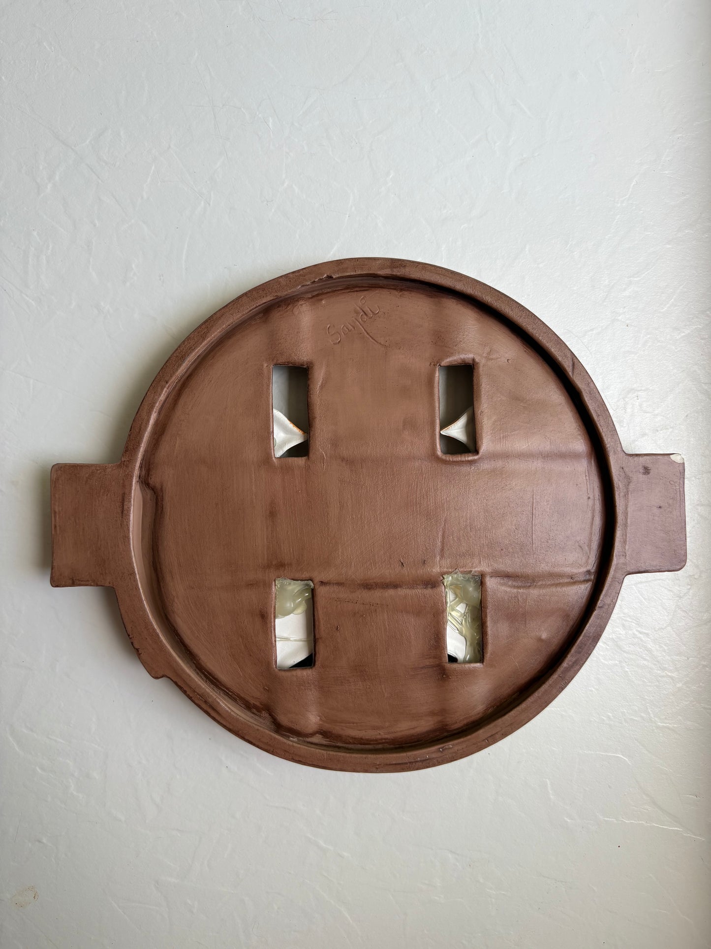 Ceramic Geese Plaque