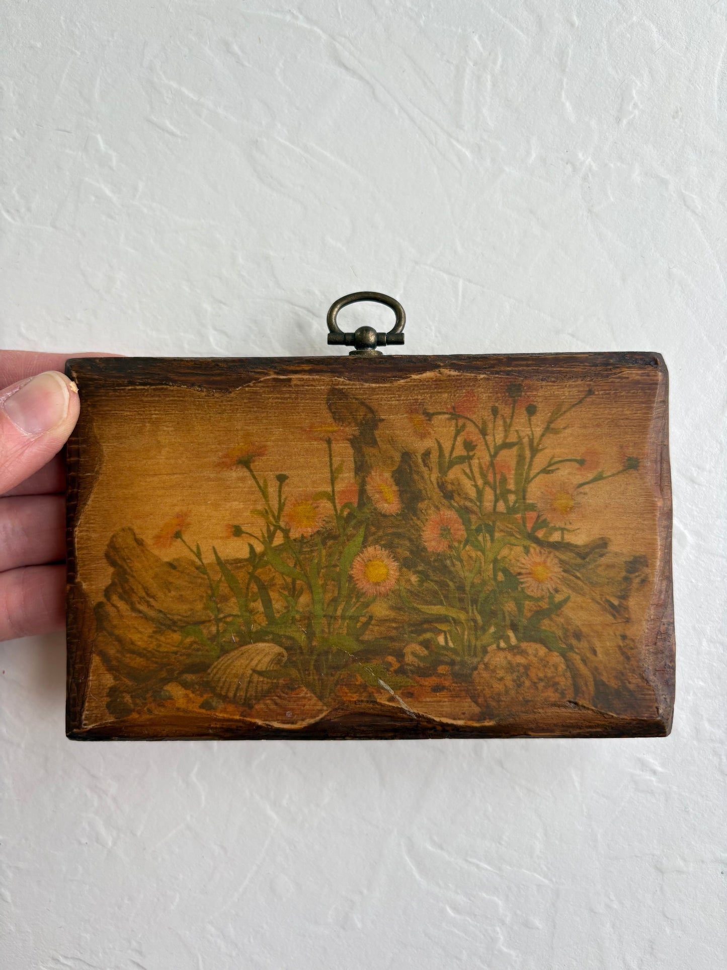 Floral Wooden Plaque
