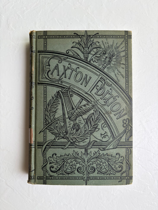 Half Hours with Great Novelists Caxton Edition Antique Book