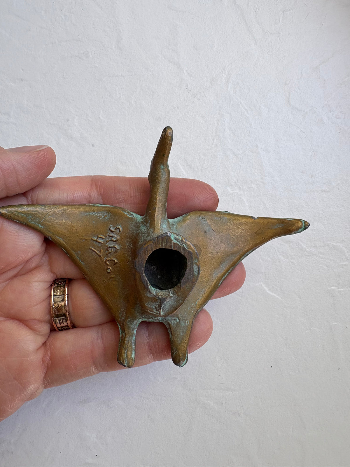 Bronze Cast Metal Pterodactyl