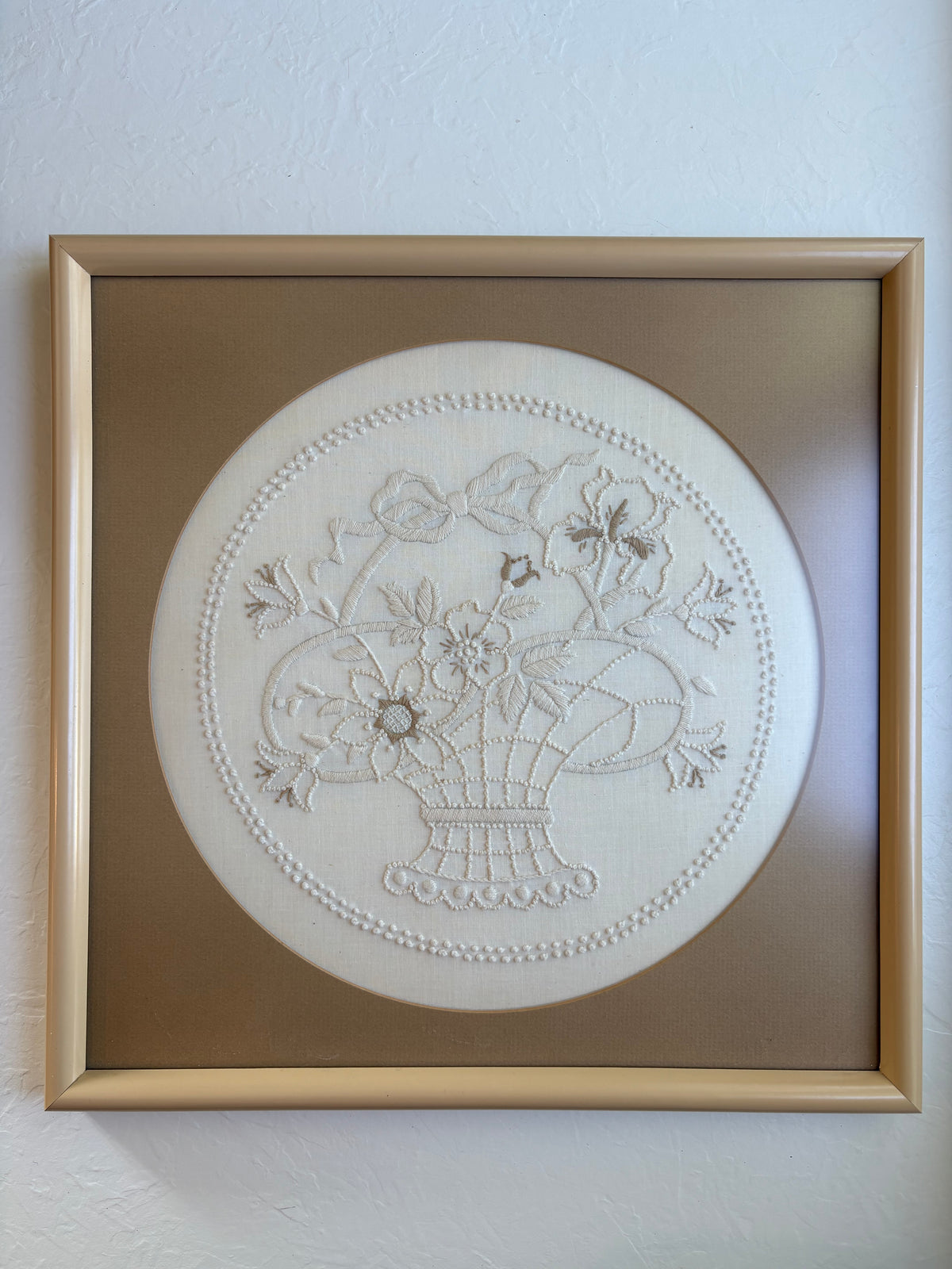 Flower Basket Embroidery