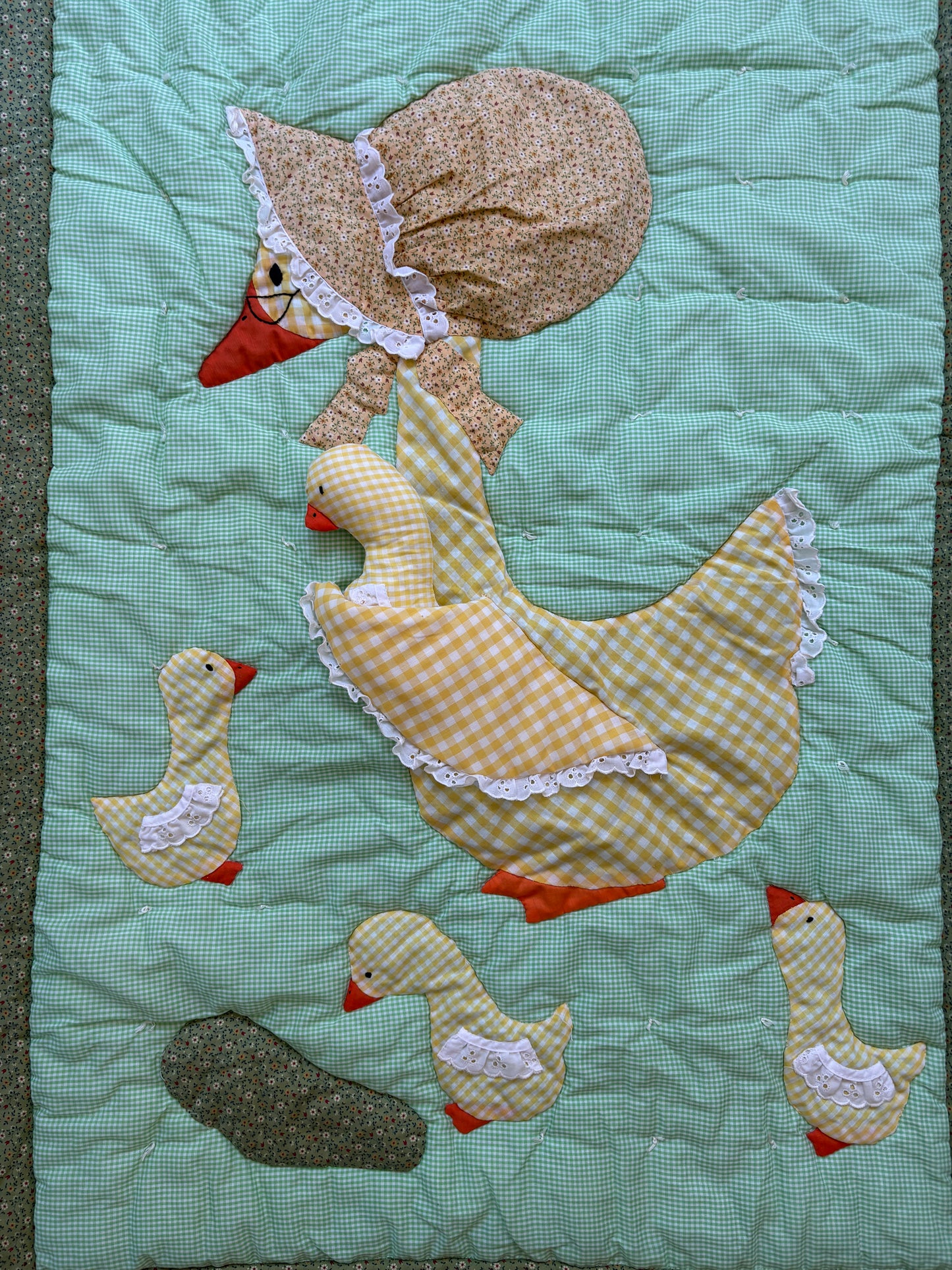 Mother Goose Hand-quilted Wall Hanging