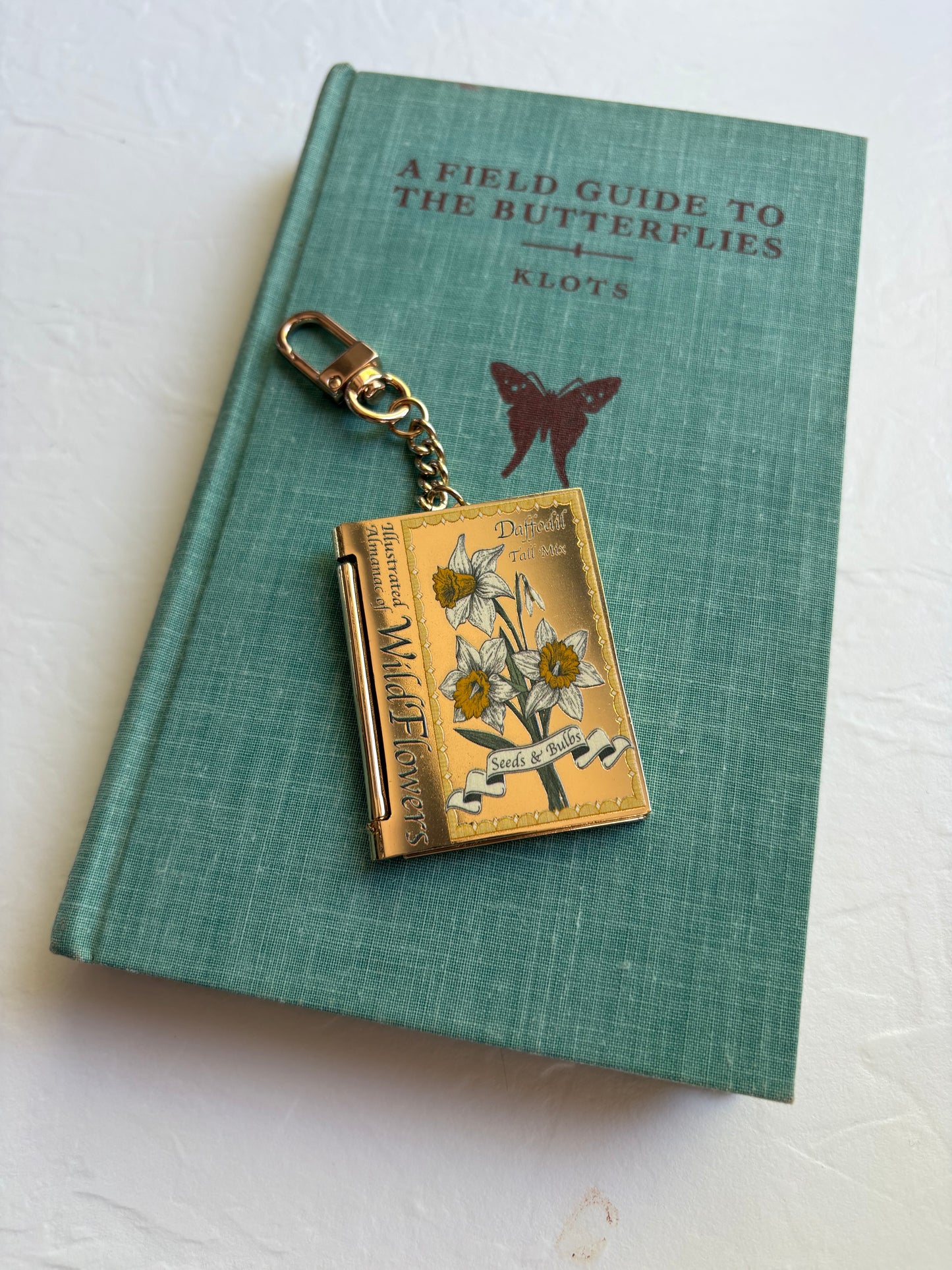 Locket Keychain, Wildflowers