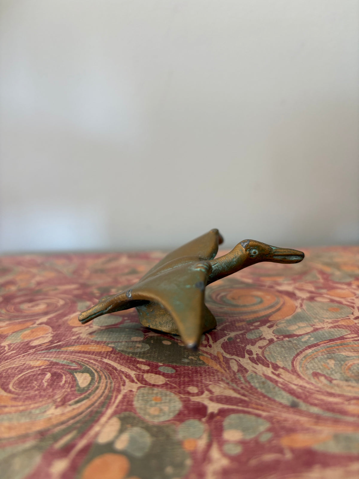 Bronze Cast Metal Pterodactyl