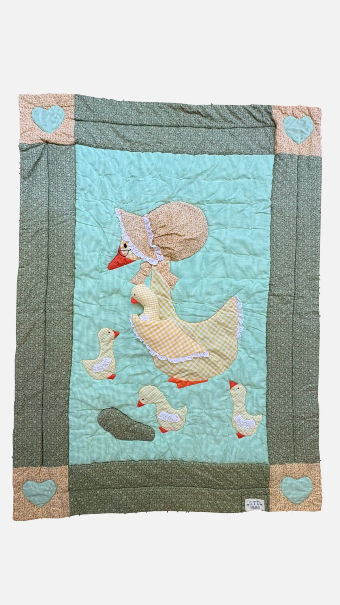 Mother Goose Hand-quilted Wall Hanging