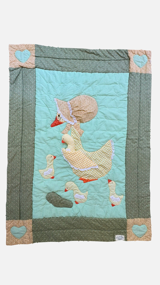 Mother Goose Hand-quilted Wall Hanging