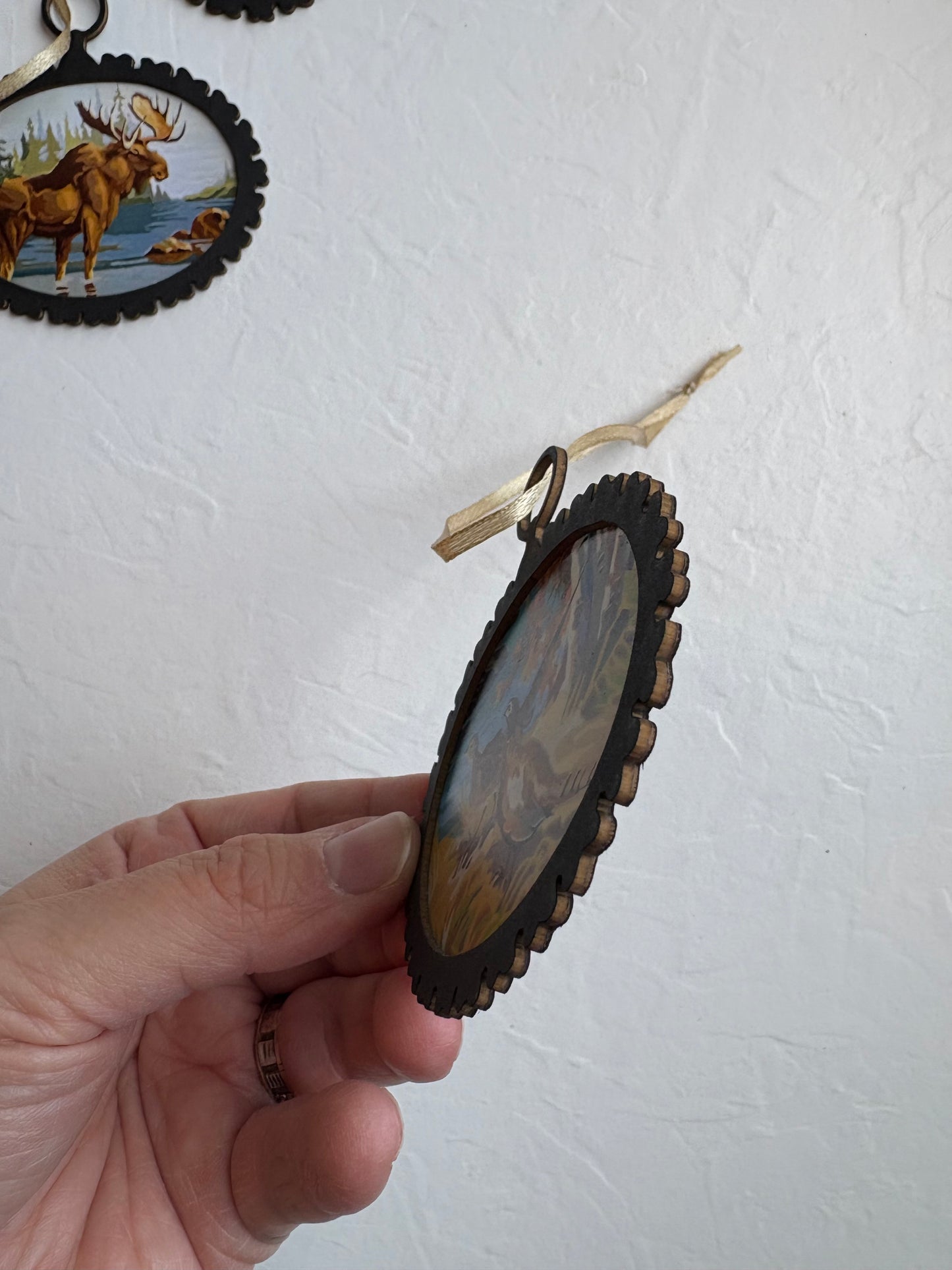 Vintage-Inspired Paint-by-number Die-Cut Ornaments