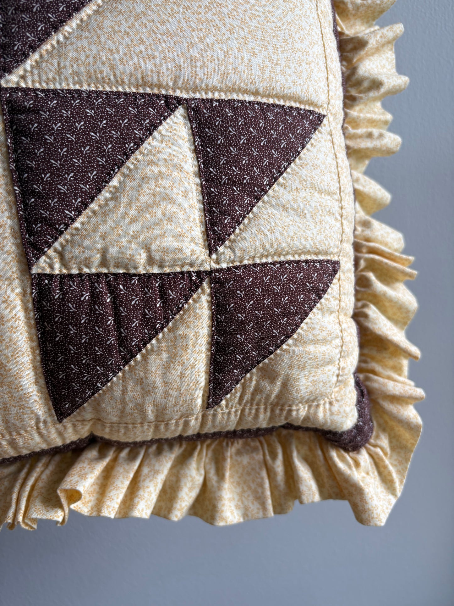 Hand-Quilted Throw Pillow