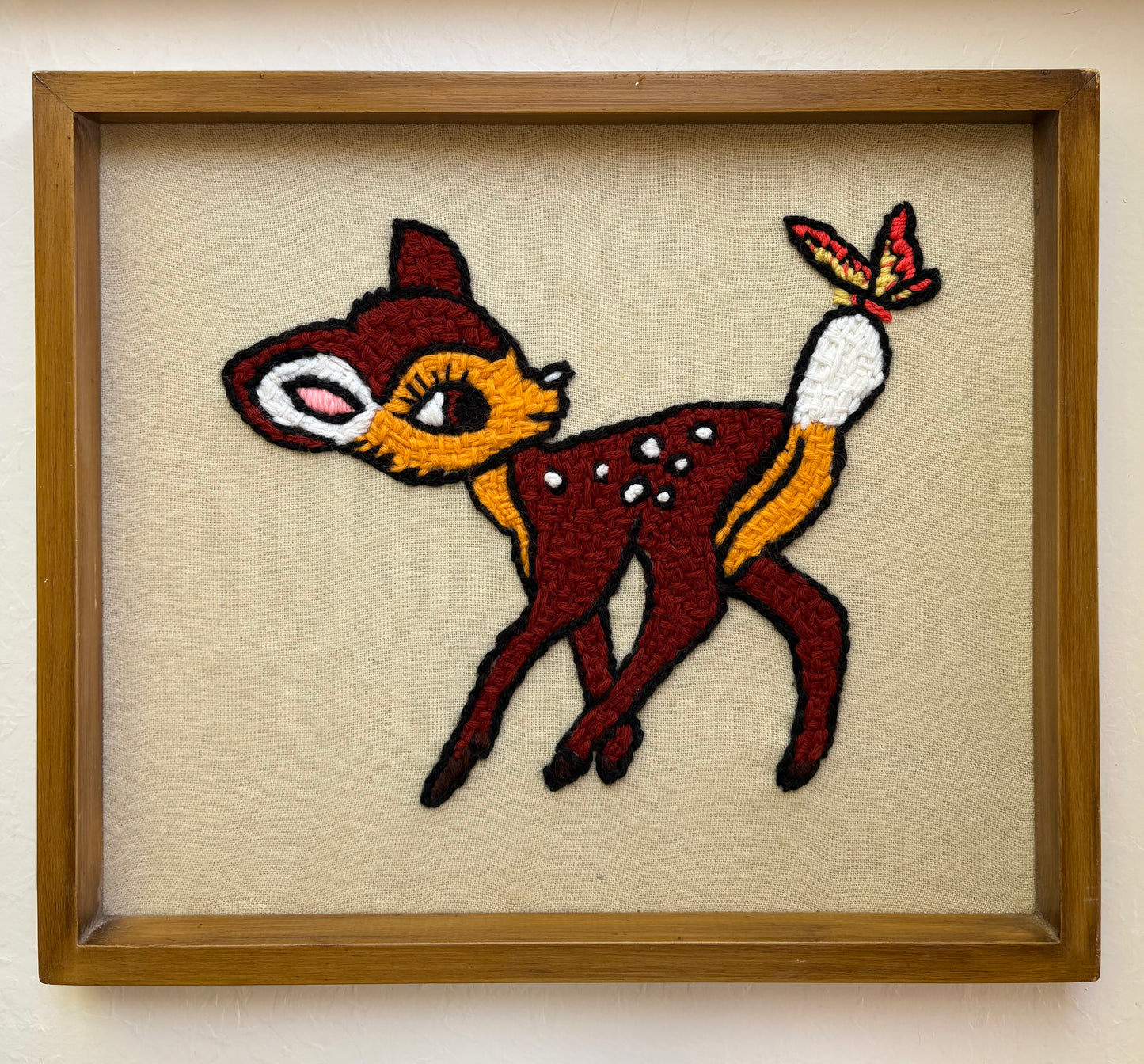 Bambi and Butterfly Embroidery