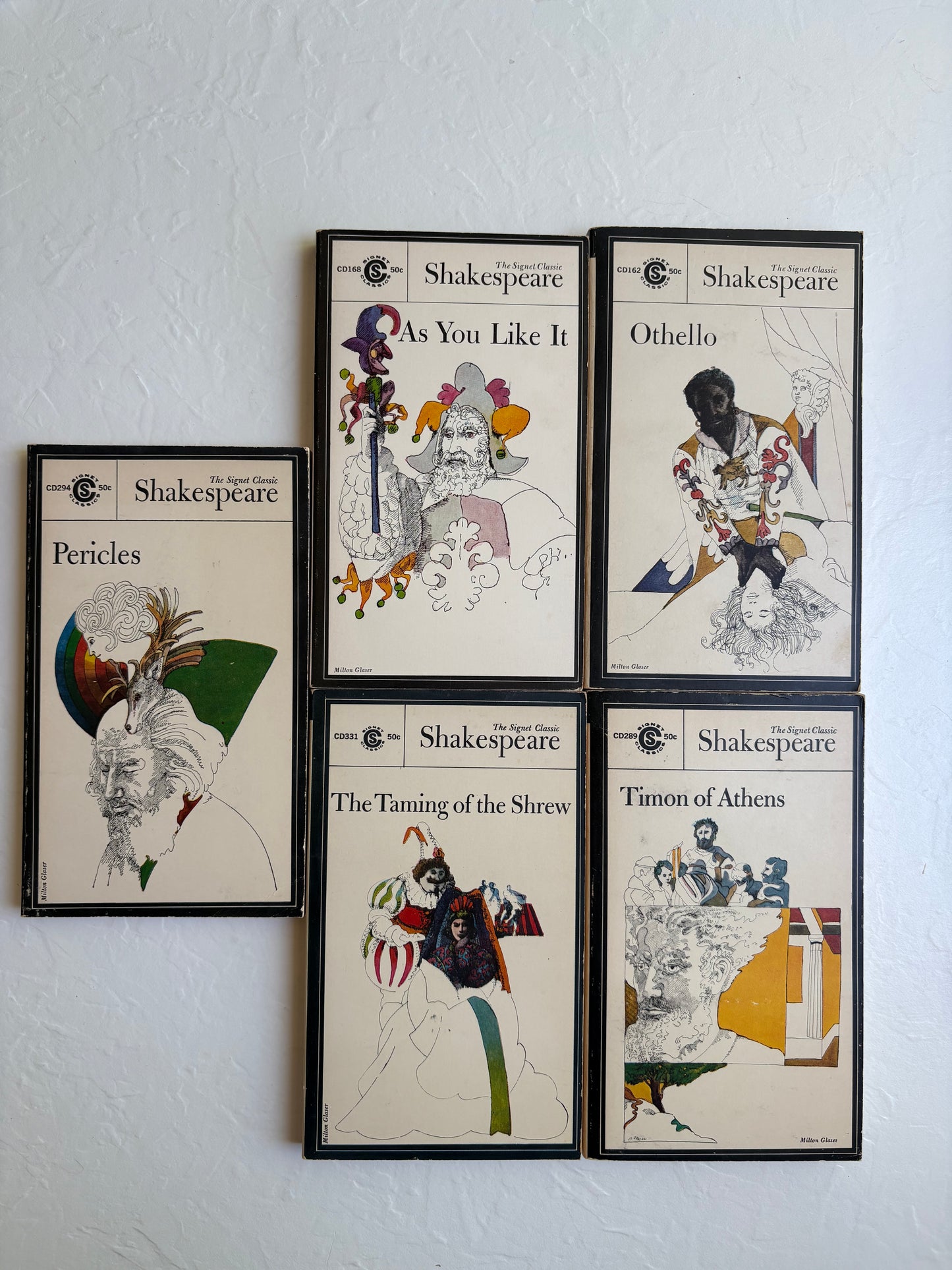Shakespeare Signet Classic Paperback Book Set