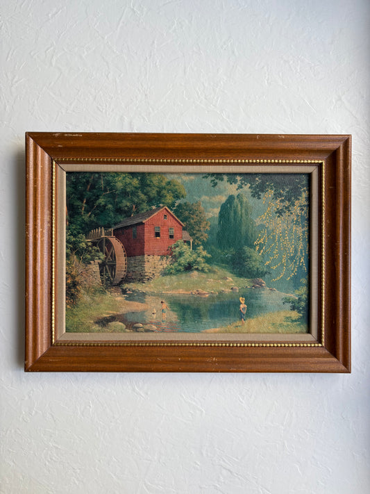 “The Old Mill Stream” by Paul Detlefsen print