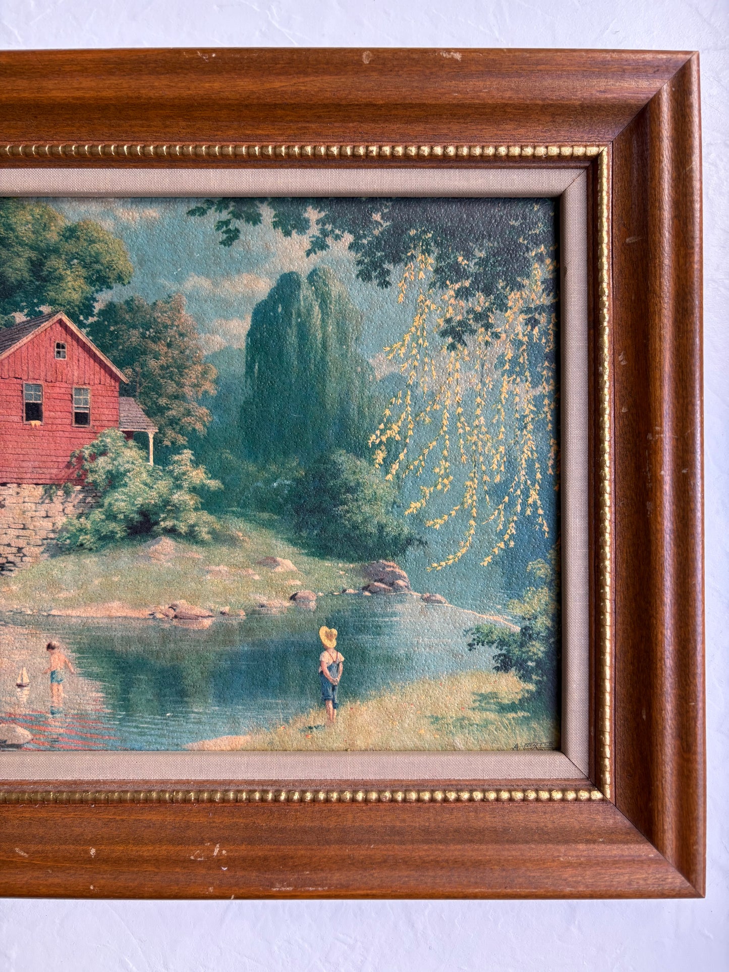 “The Old Mill Stream” by Paul Detlefsen print