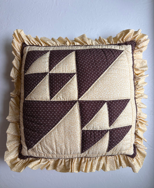 Hand-Quilted Throw Pillow