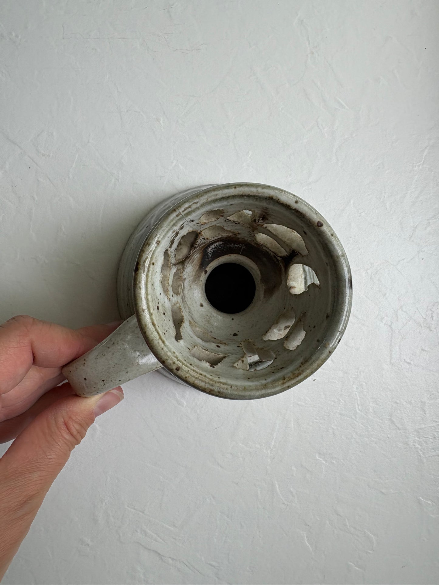 Handmade Pottery Candle Holder