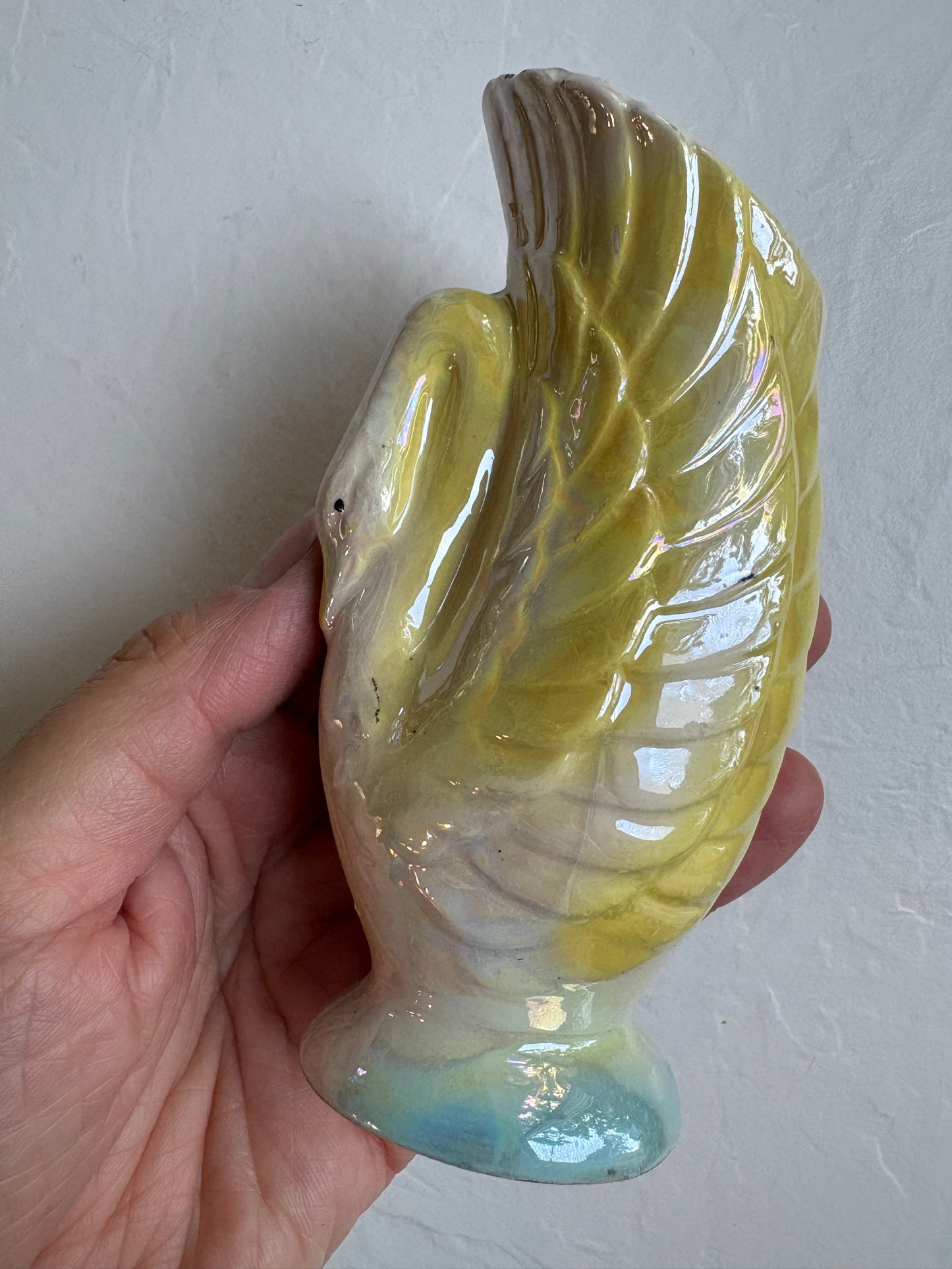 Ceramic Swan Bud Vase