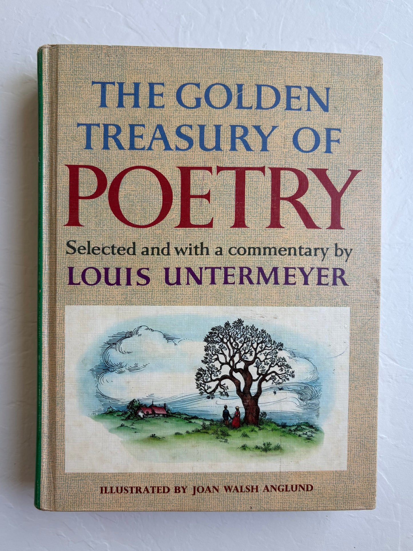 The Golden Treasury of Poetry Vintage Book