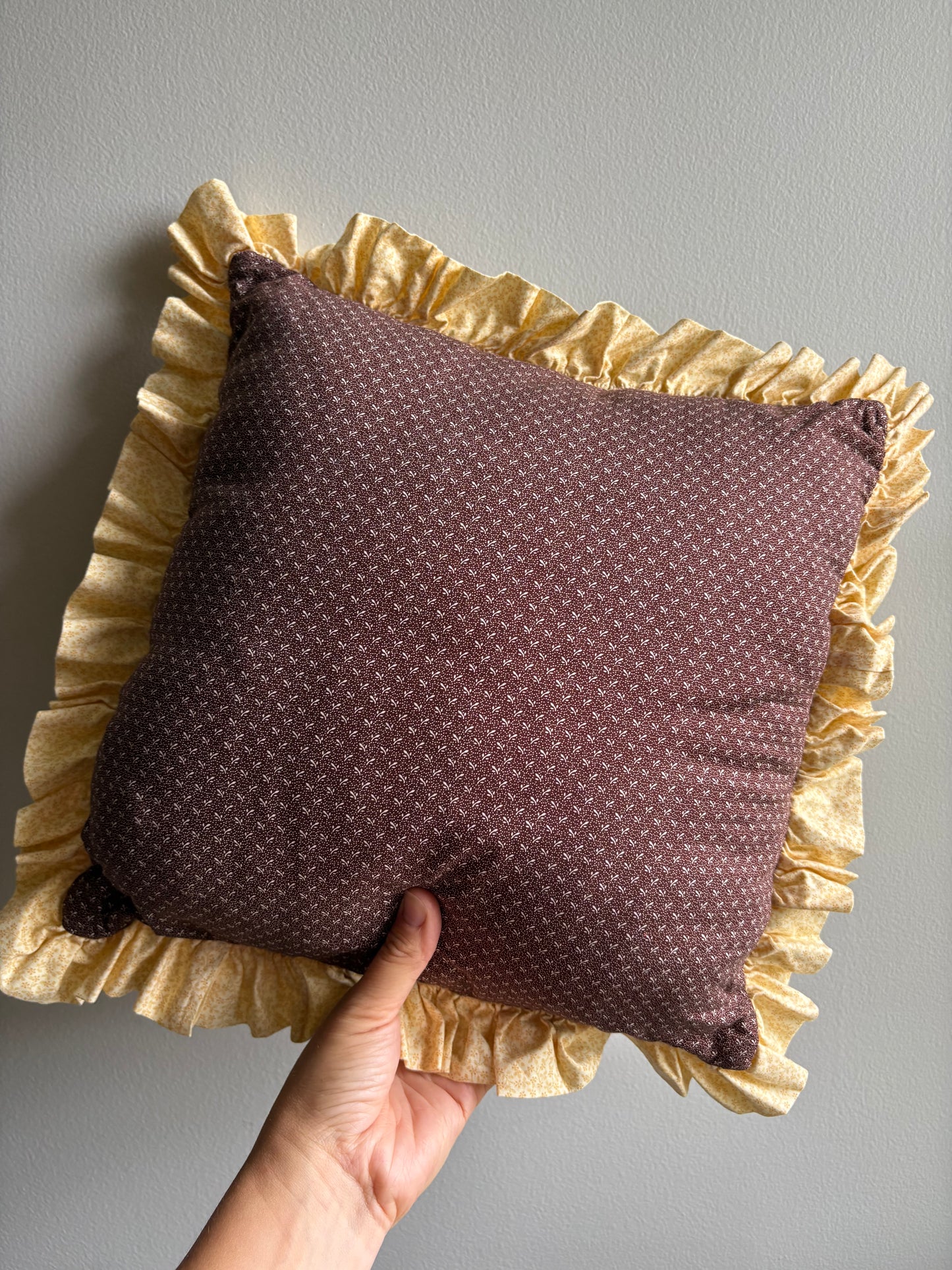 Hand-Quilted Throw Pillow