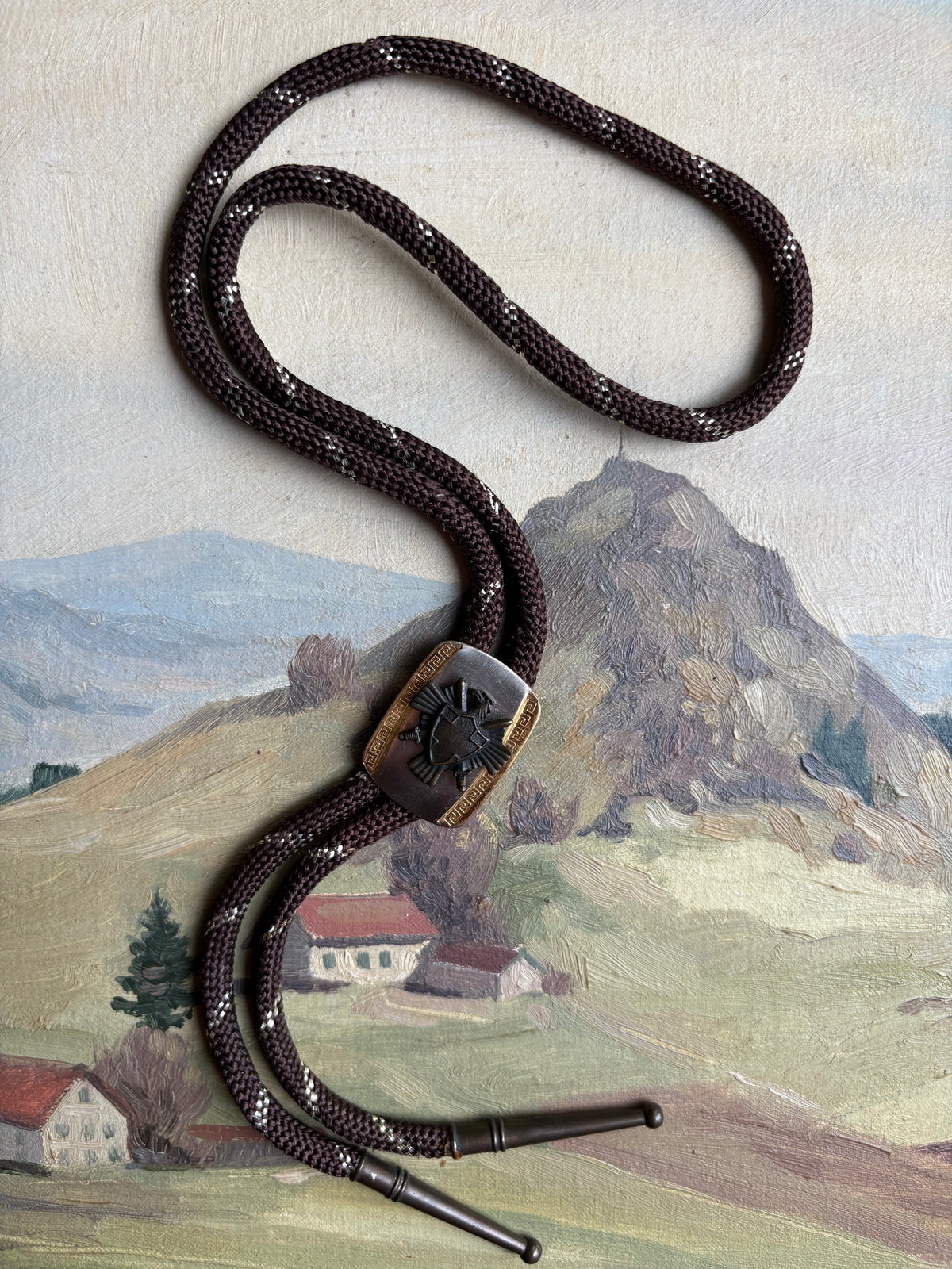 Eagle and Shield Bolo Tie