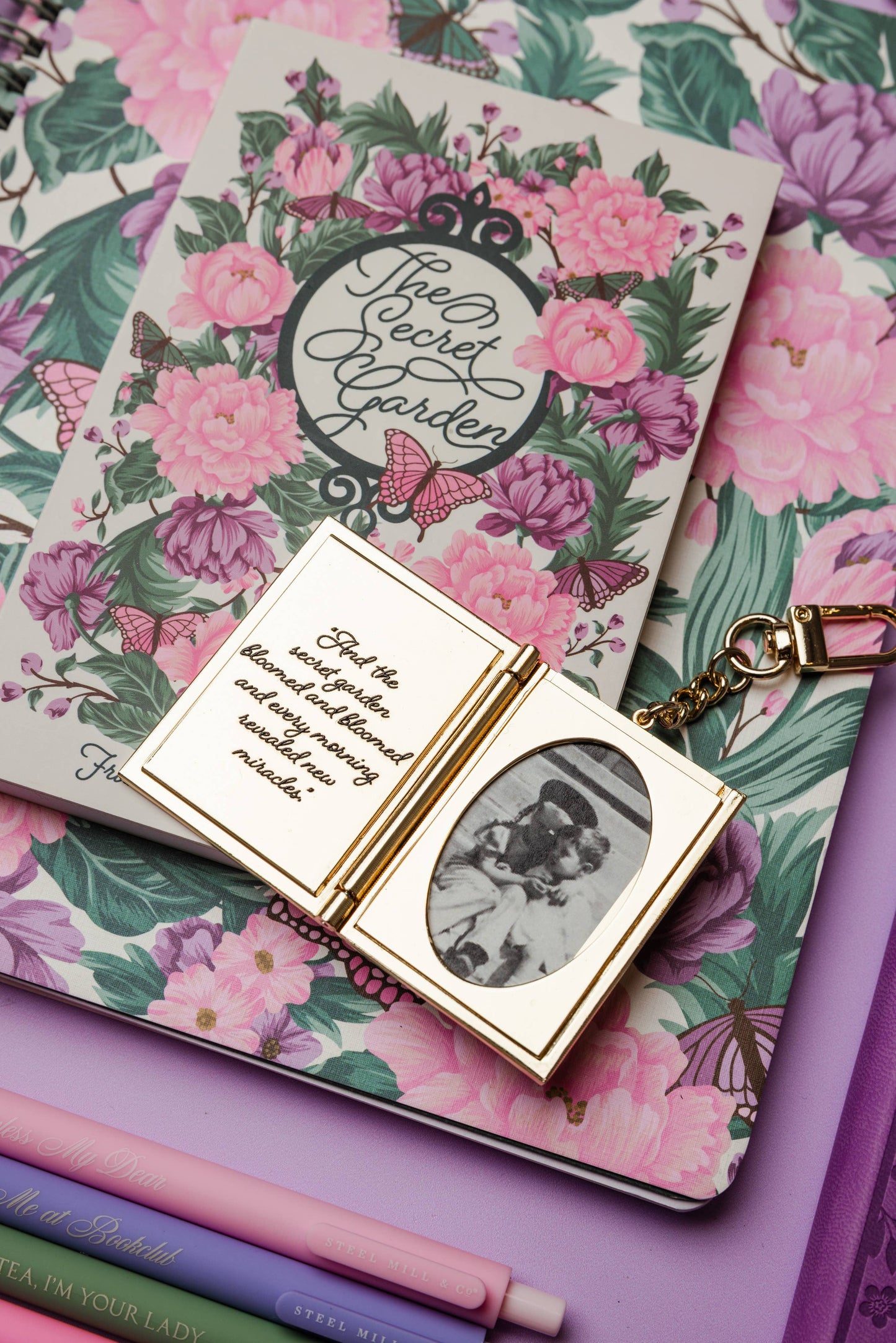 Locket Keychain, The Secret Garden
