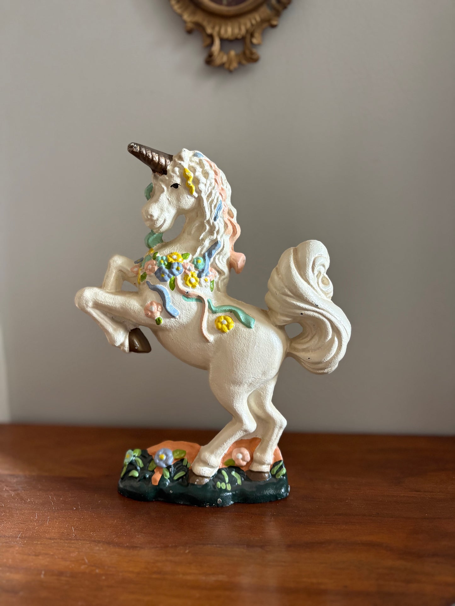 Cast Iron Unicorn Door Stop