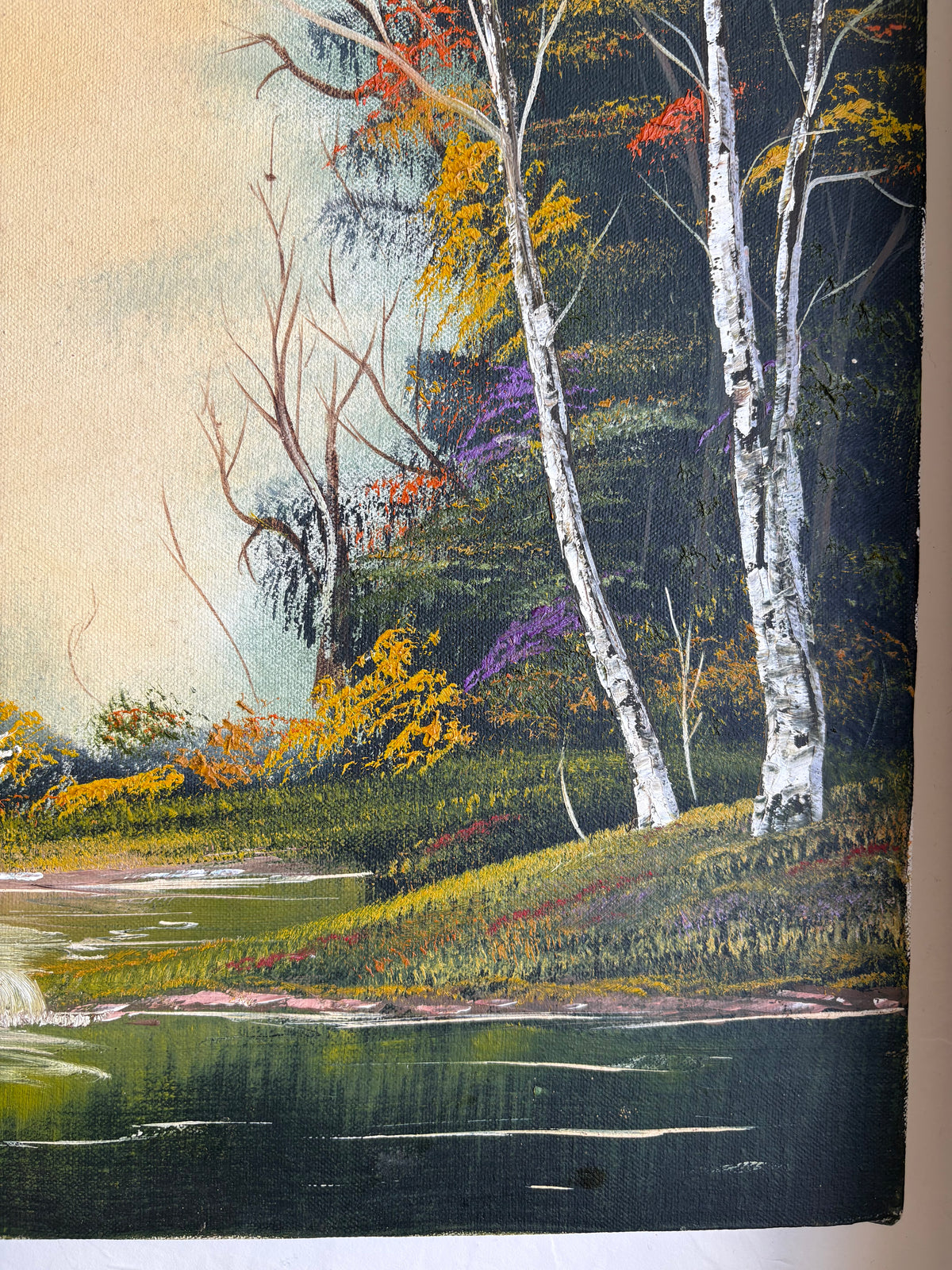 Original Autumn Forest Painting