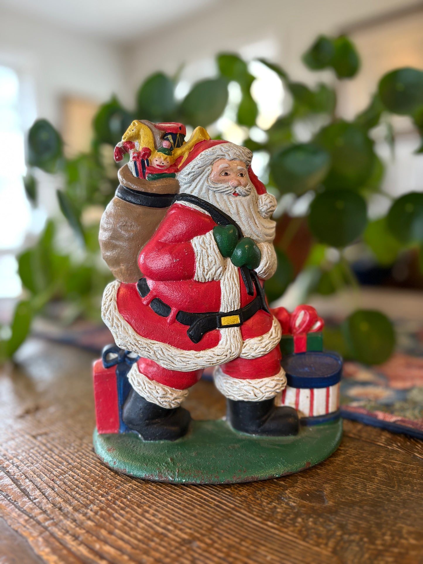 Cast Iron Santa Door Stop
