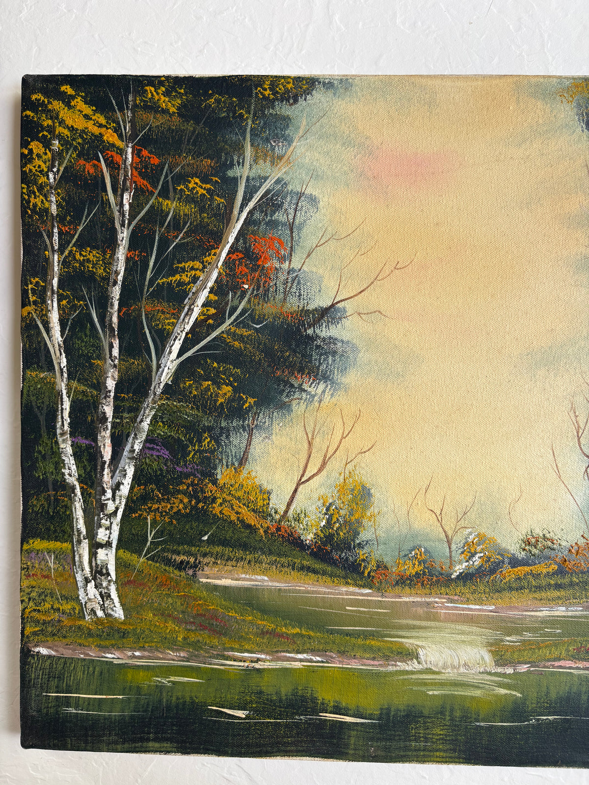 Original Autumn Forest Painting