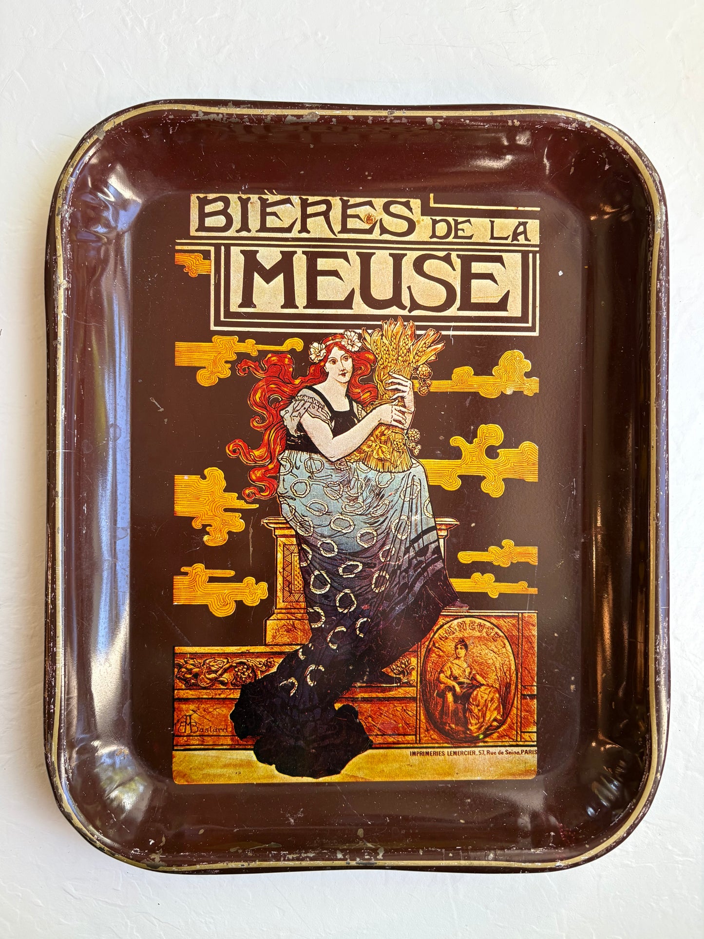 Bieres de la Meuse Metal Tray