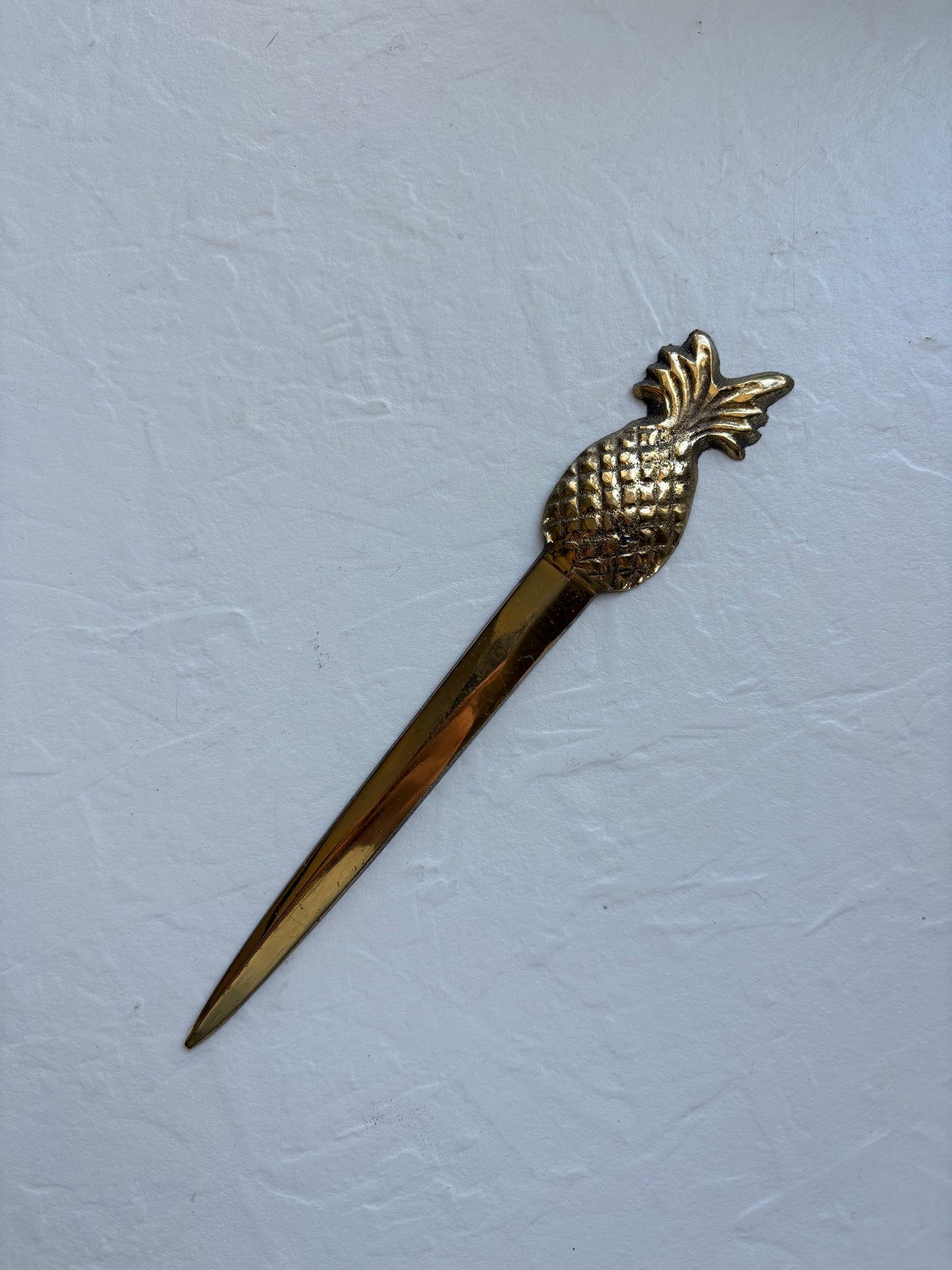Brass-plated Pineapple Letter Opener