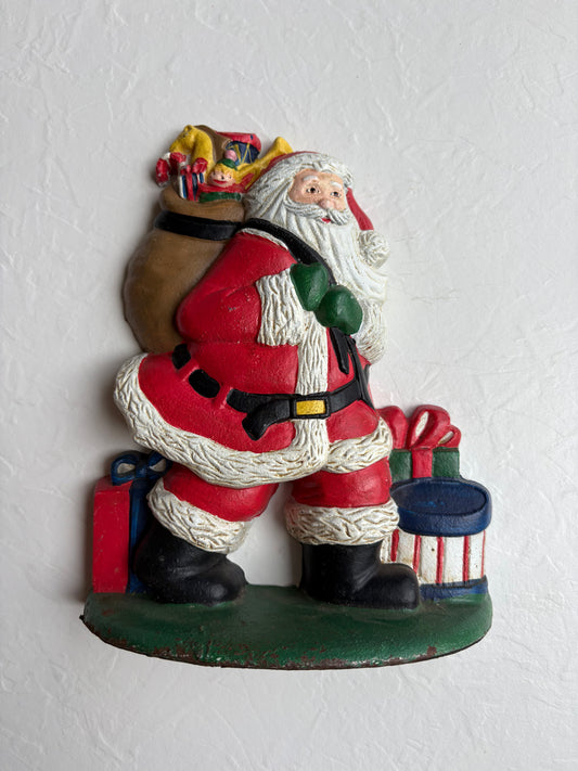 Cast Iron Santa Door Stop