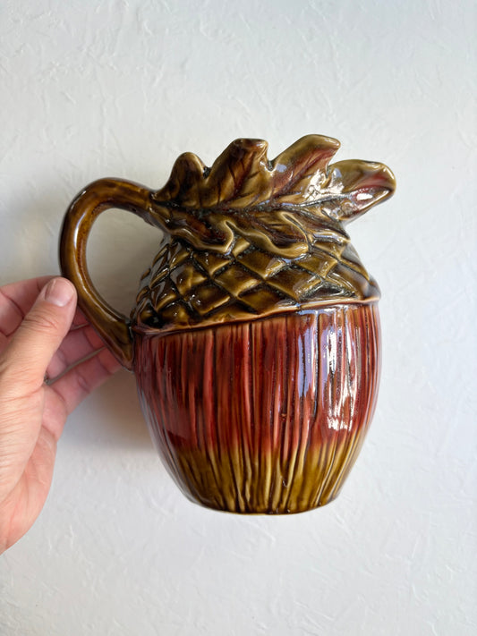Ceramic Acorn Pitcher