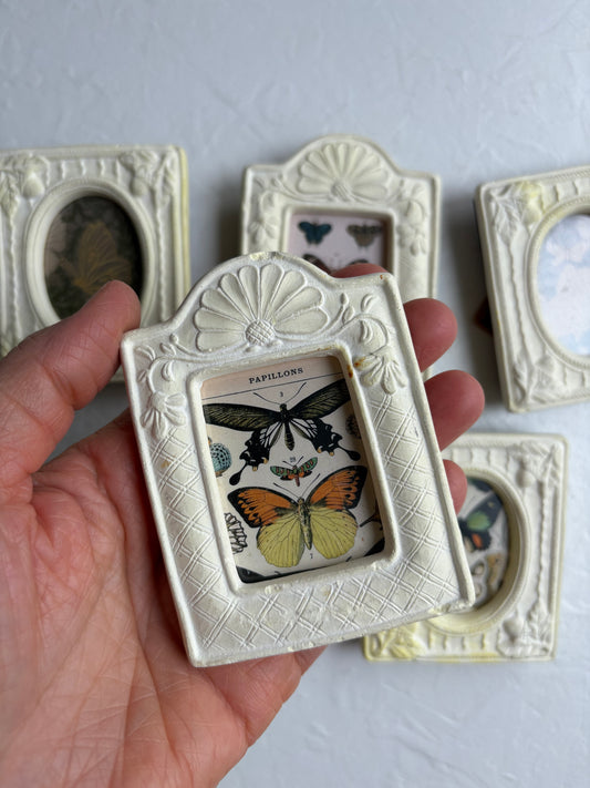 Miniature Frame with Butterfly Art