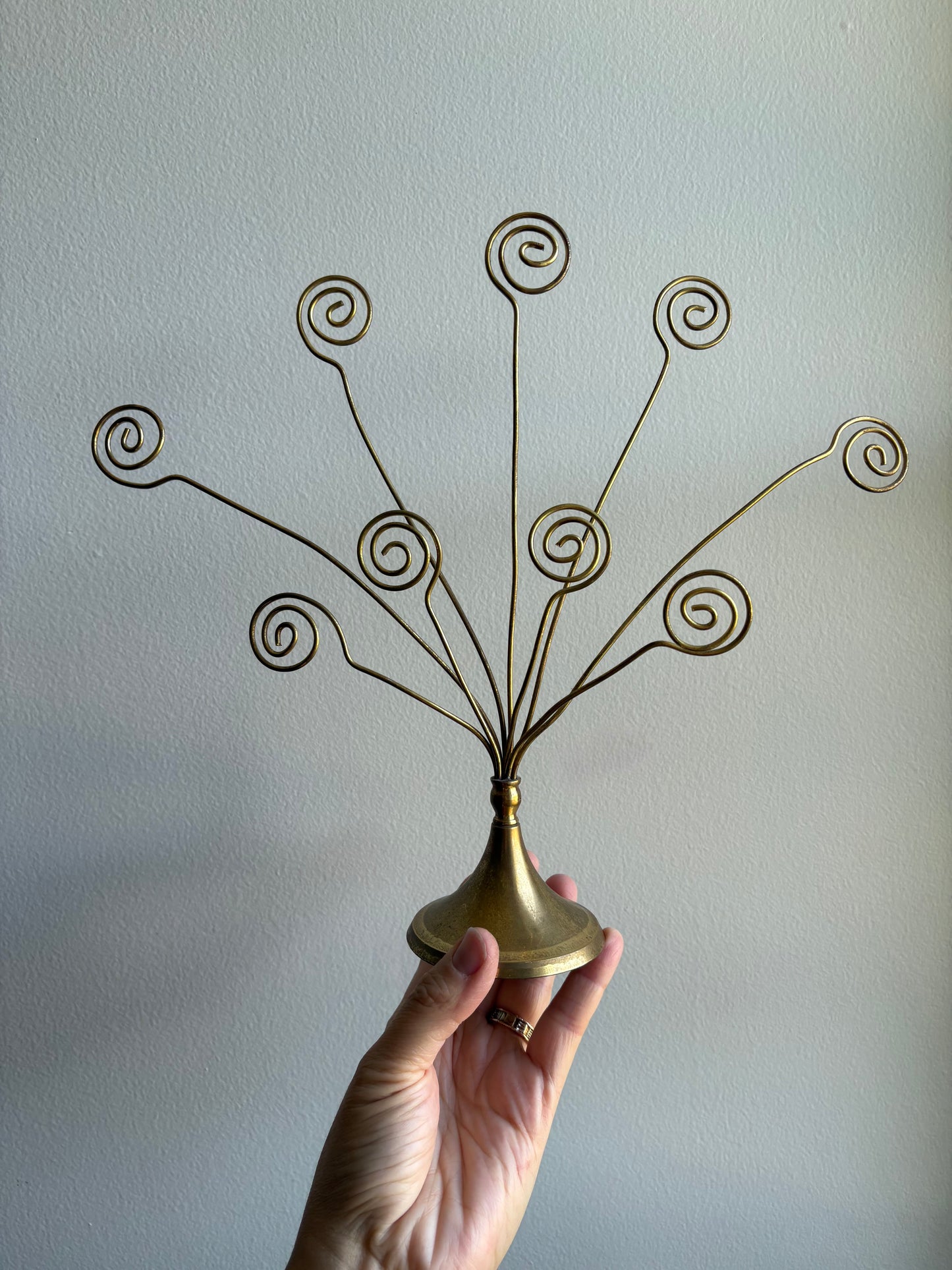 Brass Card / Photo Display