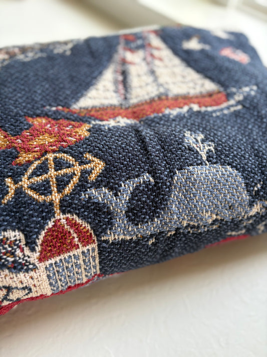 Woven Tapestry Throw Blanket Seaside