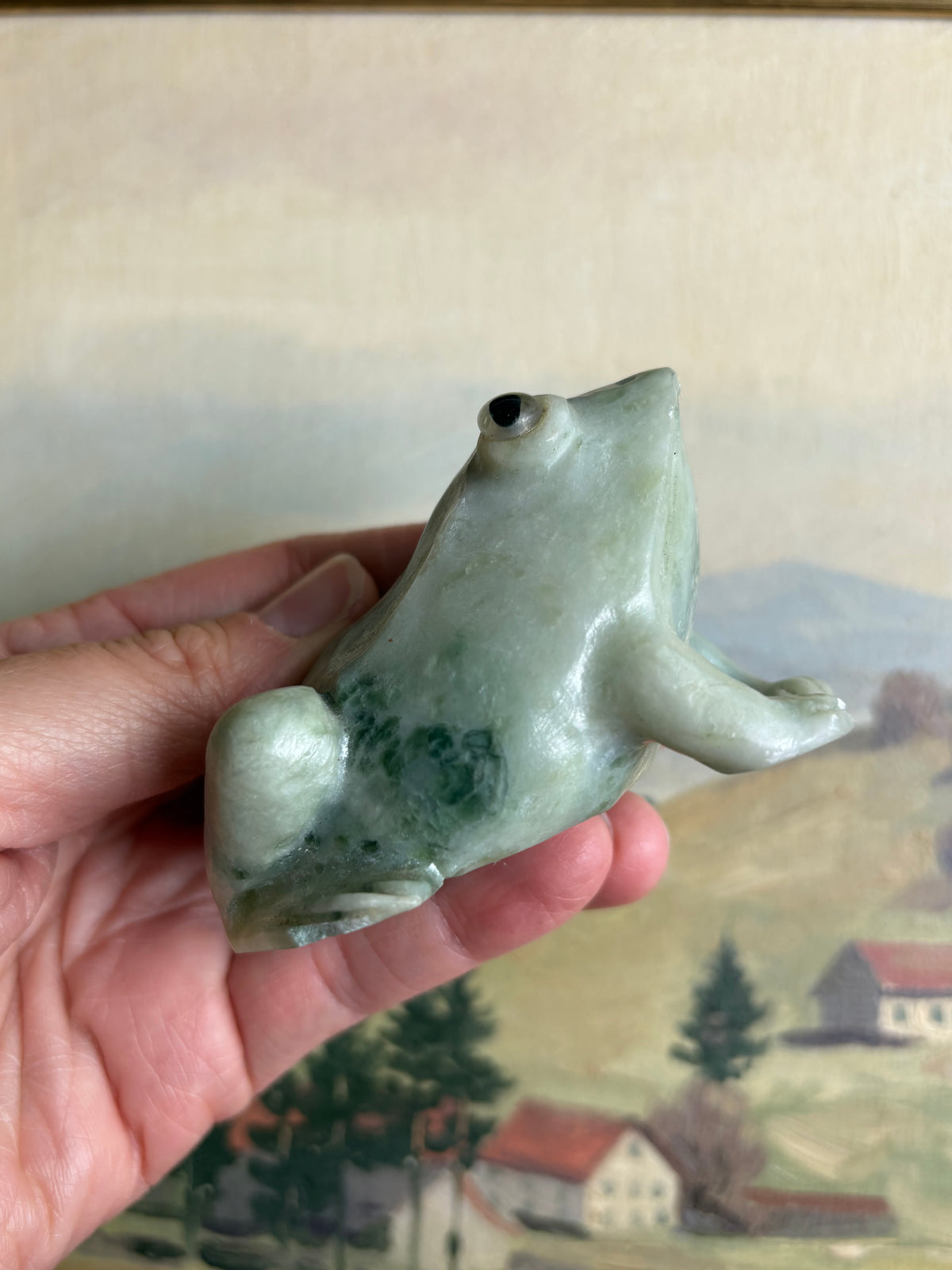 Carved Stone Frog