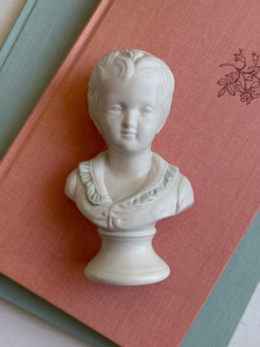 Small Ceramic Boy Bust