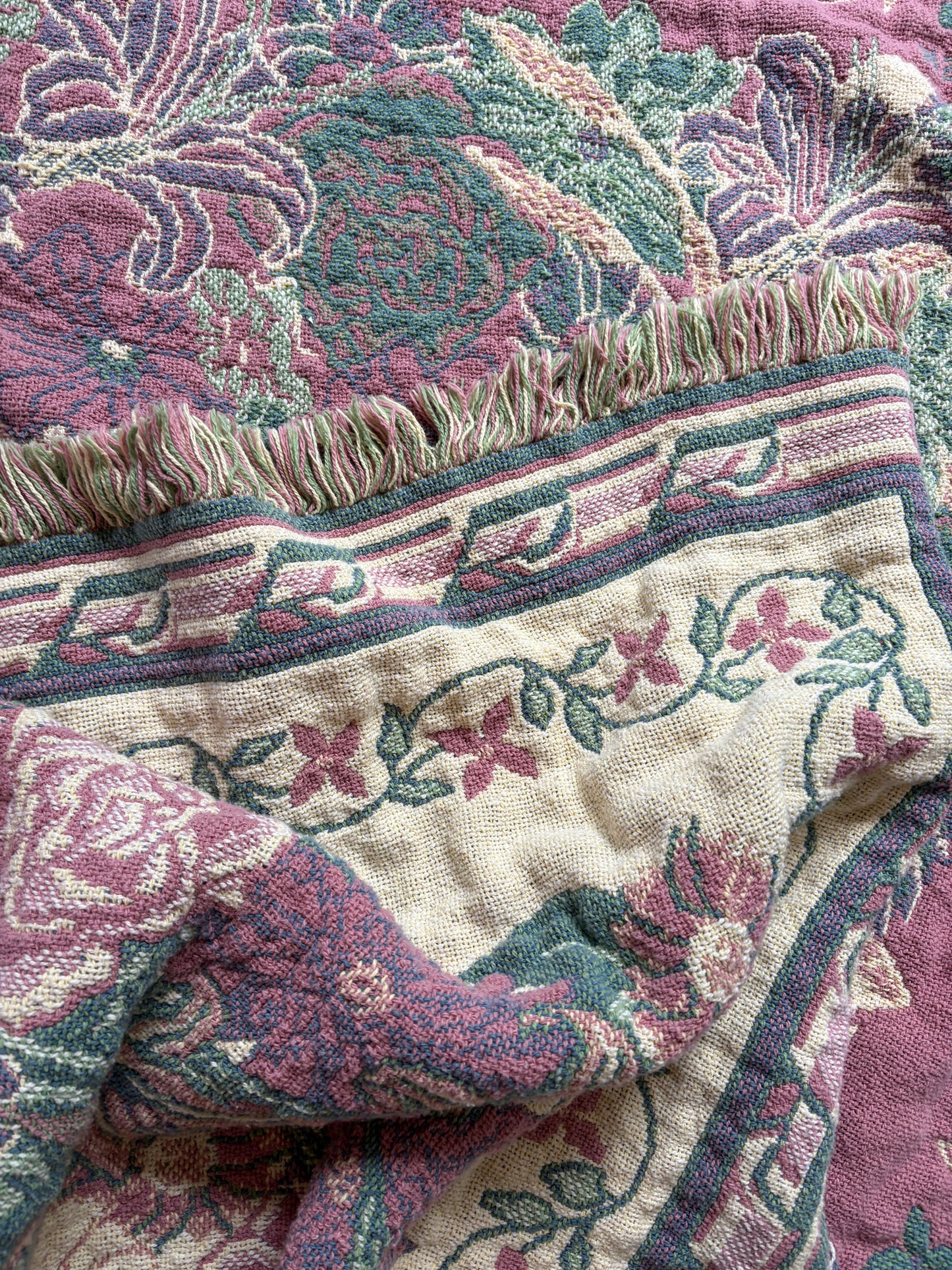 Floral Tapestry Blanket