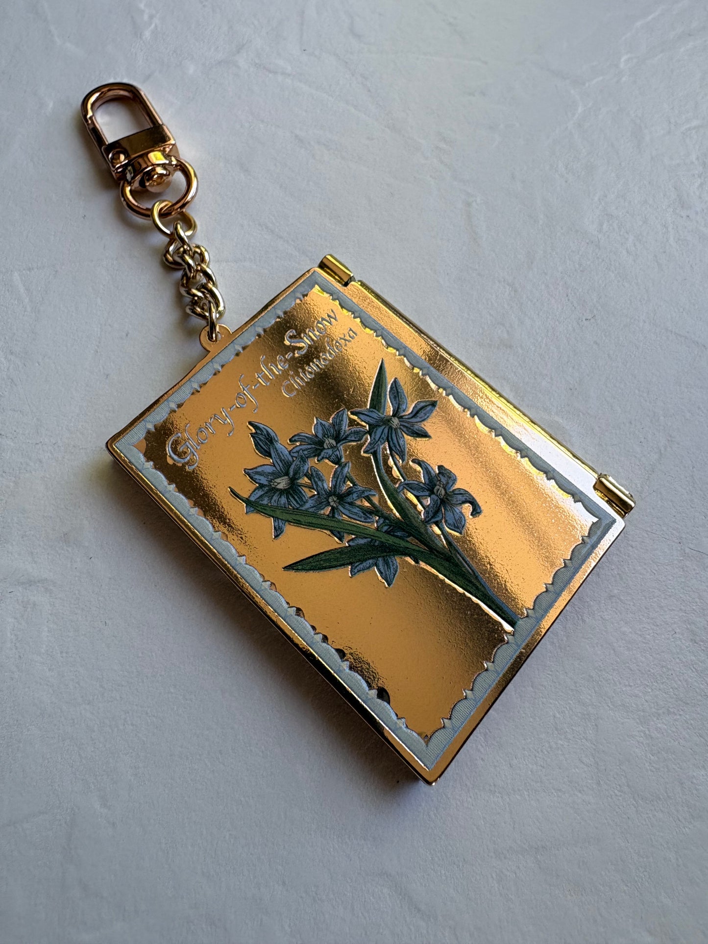 Locket Keychain, Wildflowers