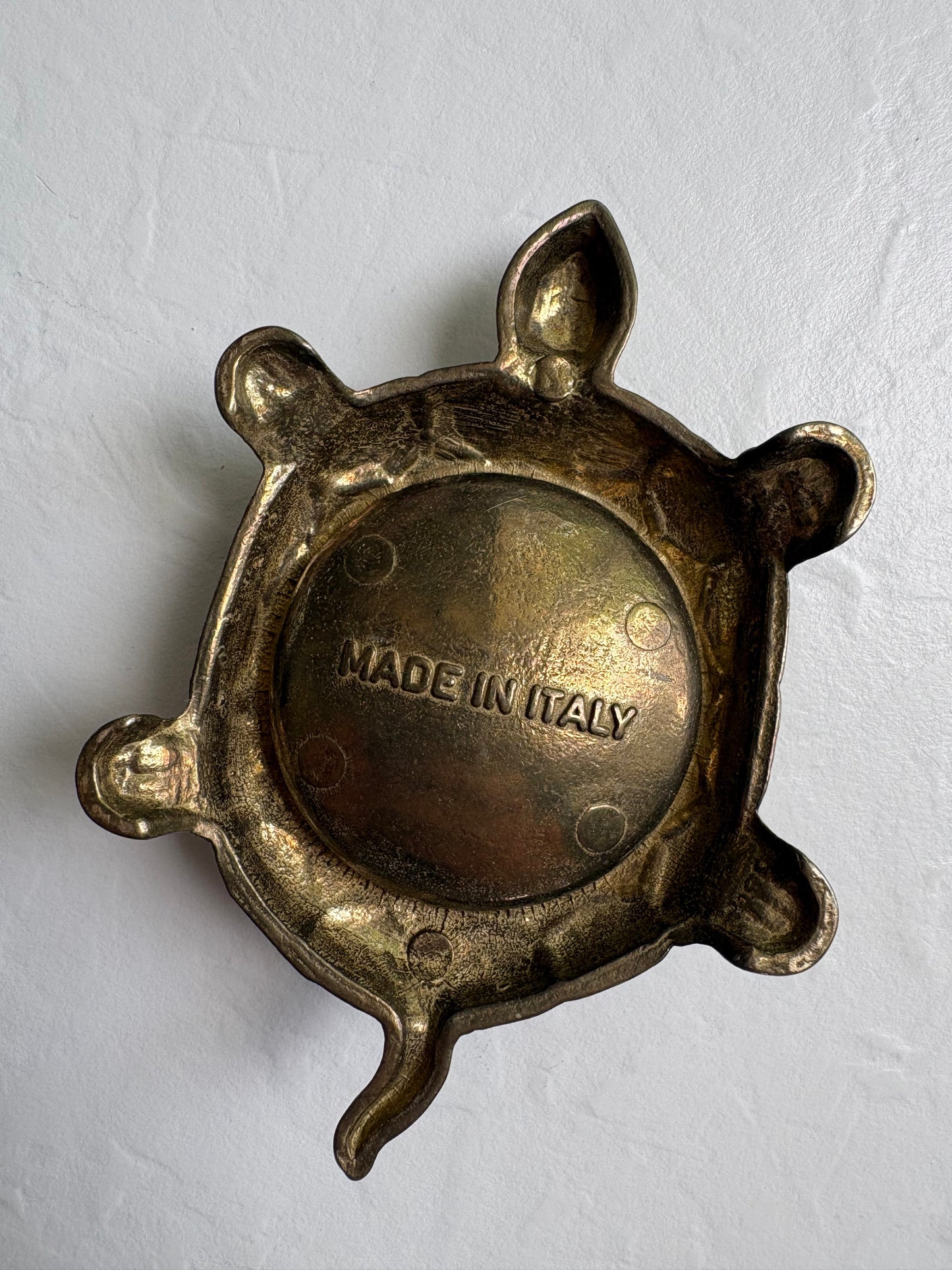 Brass Turtle Trinket Box
